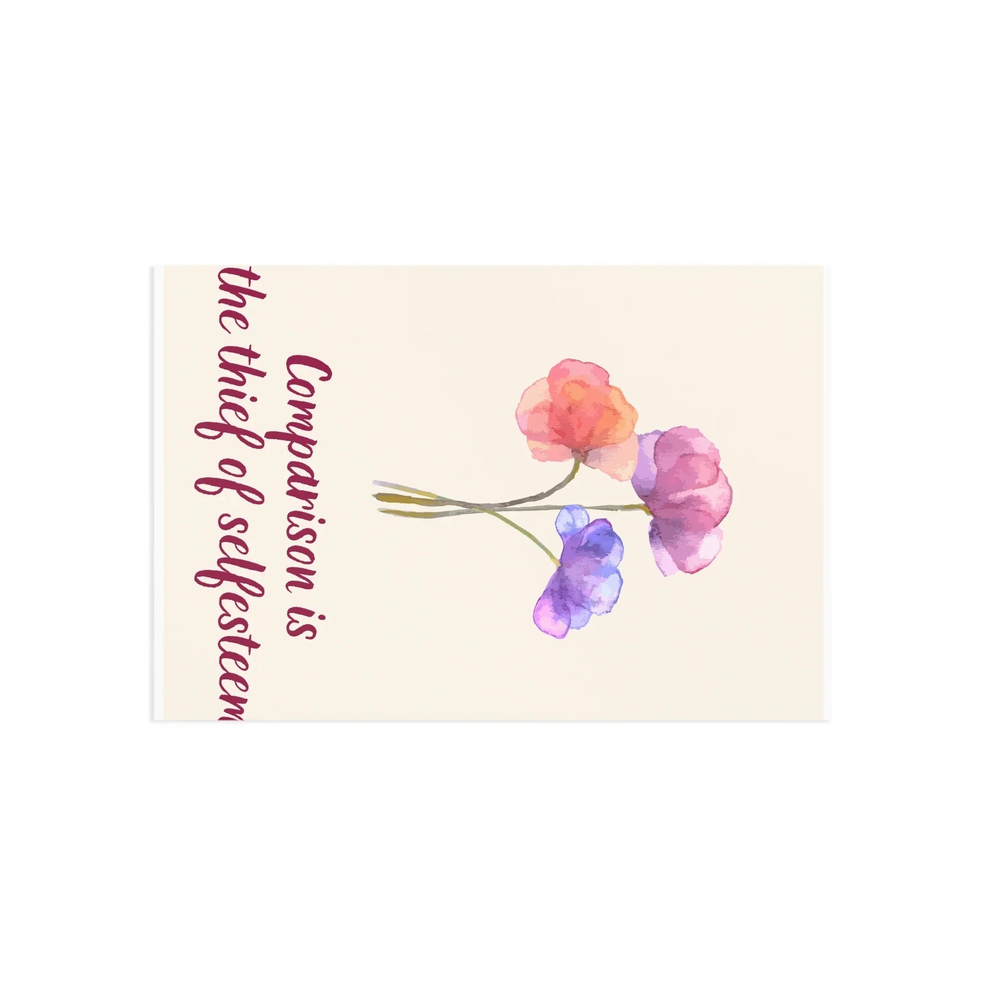 The Dreamer's Bookshop - Love Yourself Card "Comparison" - The Dreamer's Bookshop.