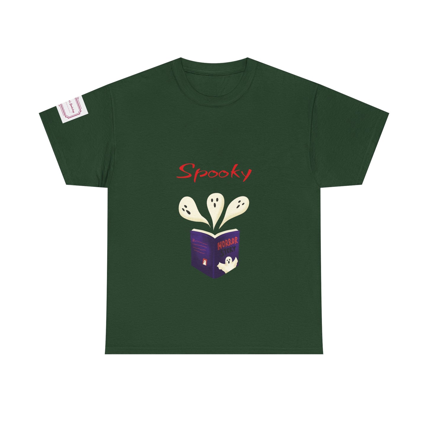AU - Fiction - Unisex Heavy Cotton Tee - Spooky Books