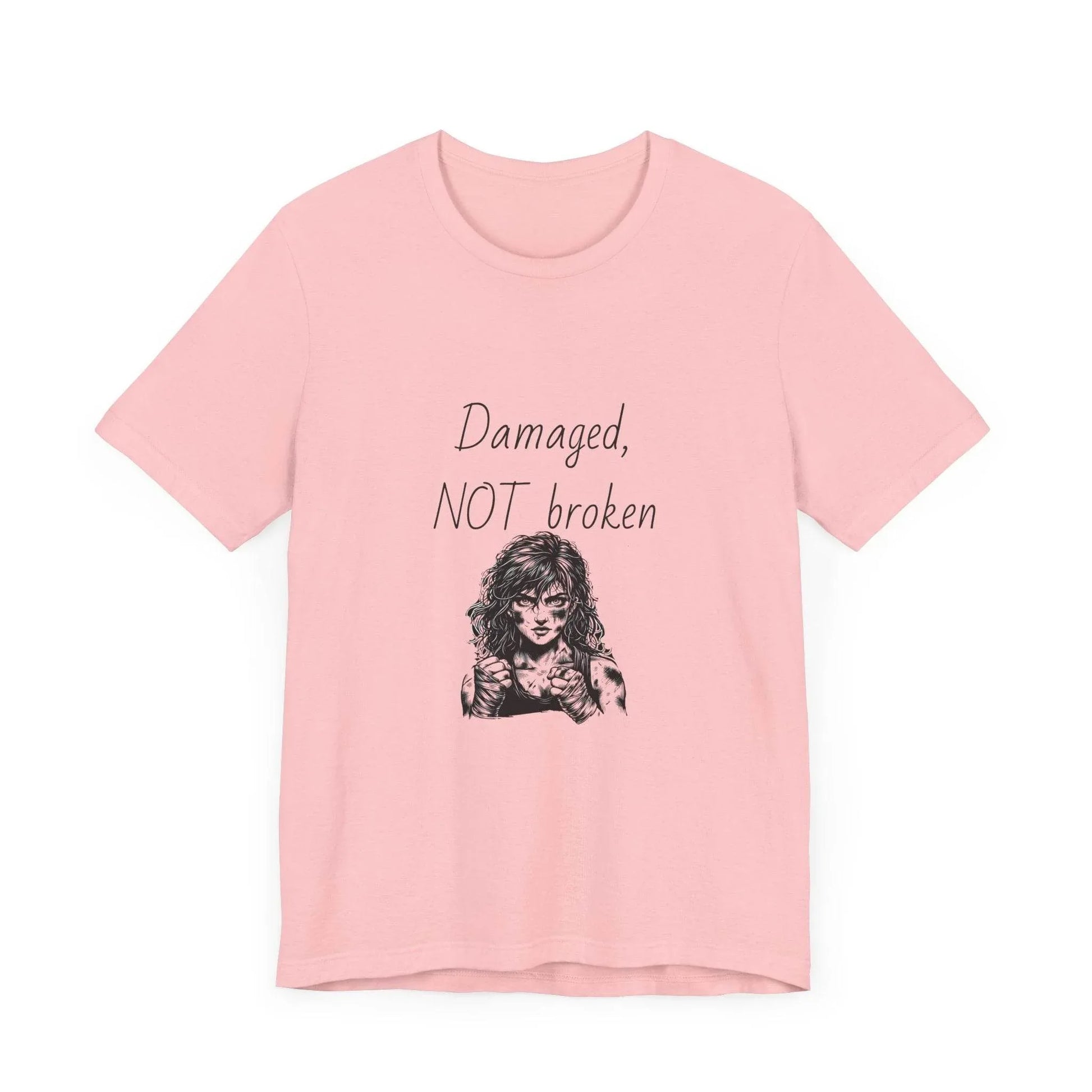 Fierce Survivor Unisex Short Sleeve Tee - Damaged, NOT broken - The Dreamer's Bookshop.
