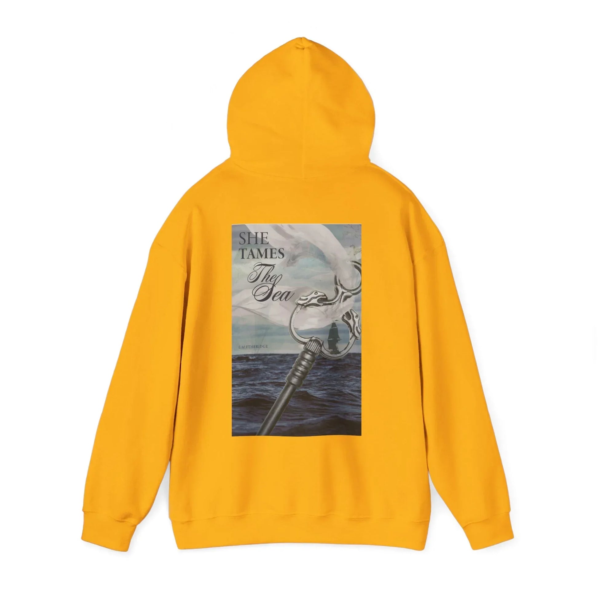 *SPECIAL RQST* Indie Books on the Road Hooded Sweatshirt - She Tames the Sea Cover - The Dreamer's Bookshop.