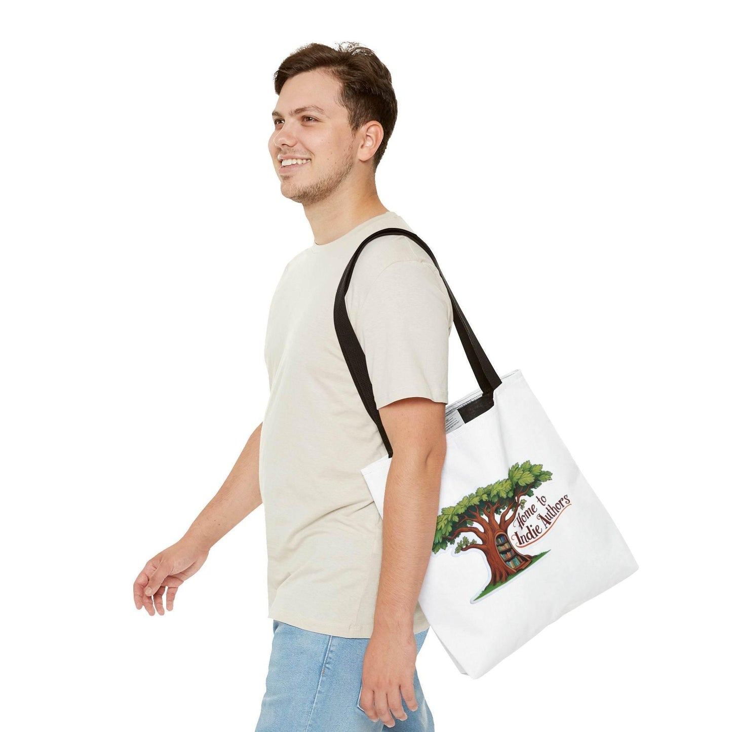 Literary Tote Bag - Home to Indie Authors & The Dreamer's Bookshop Designs - The Dreamer's Bookshop.