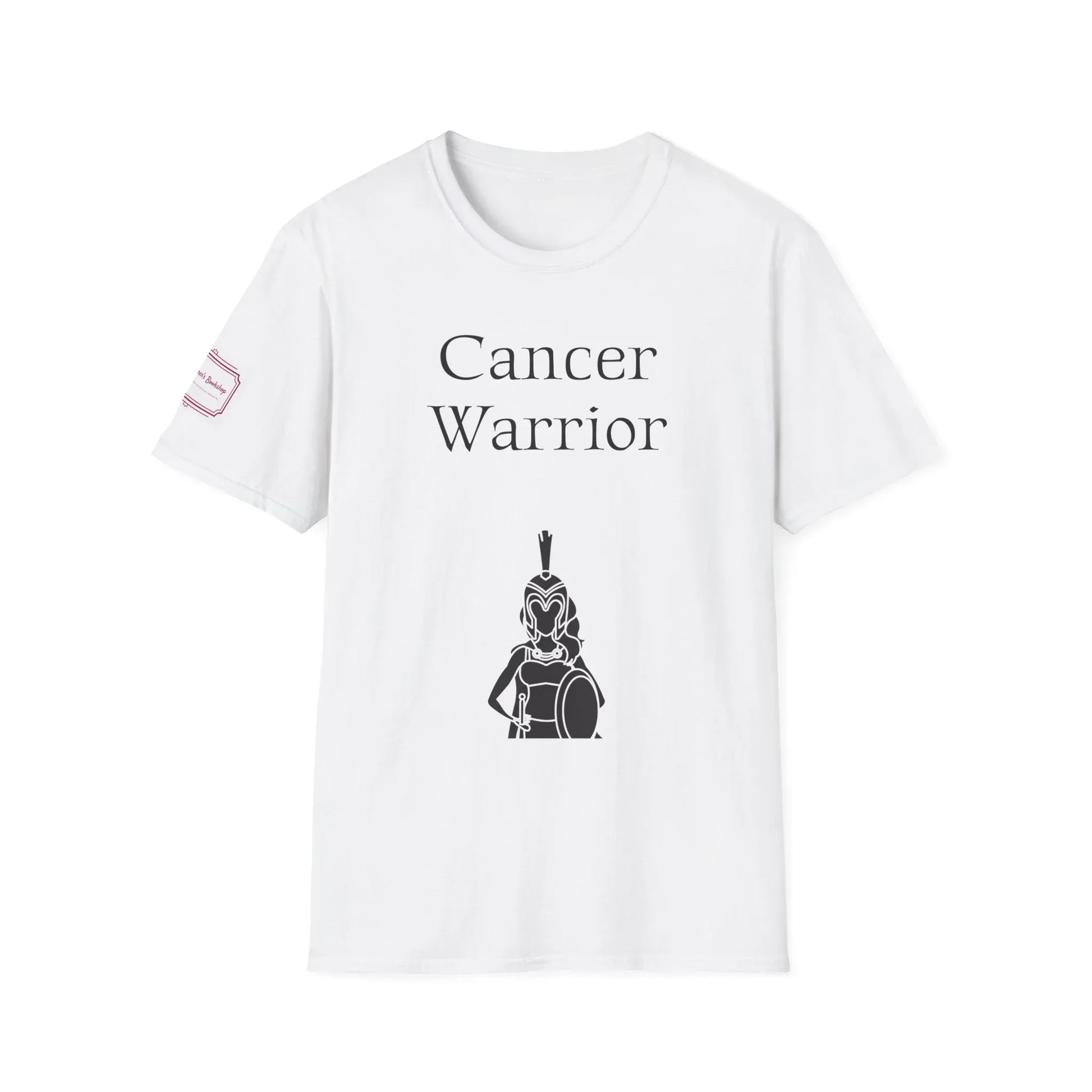 Cancer Warrior Unisex Softstyle T-Shirt - Empowering Graphic Tee for Women's Health Awarenes - The Dreamer's Bookshop.