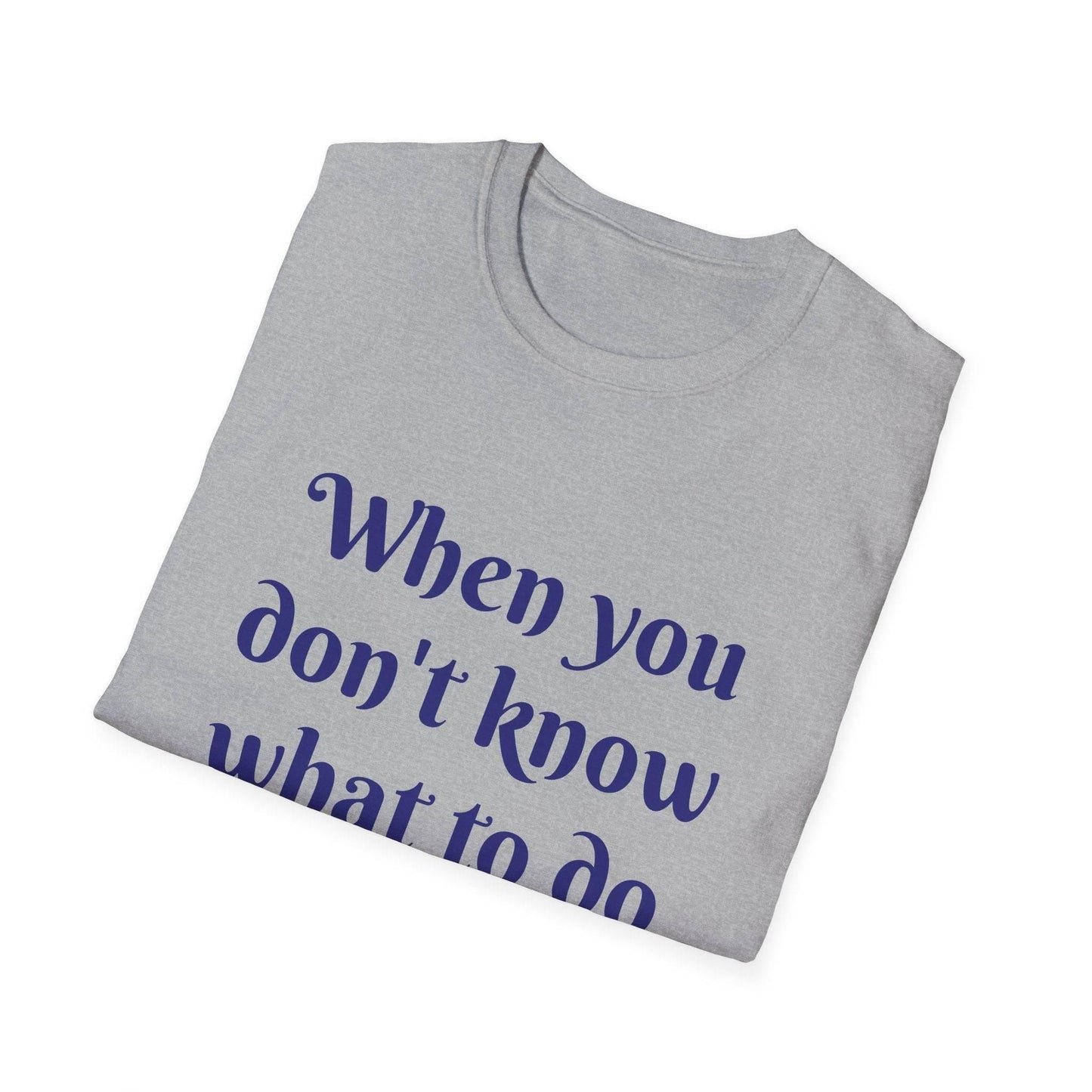 Inspirational Unisex Softstyle T-Shirt - 'Just Breathe' Motivational Design - The Dreamer's Bookshop.