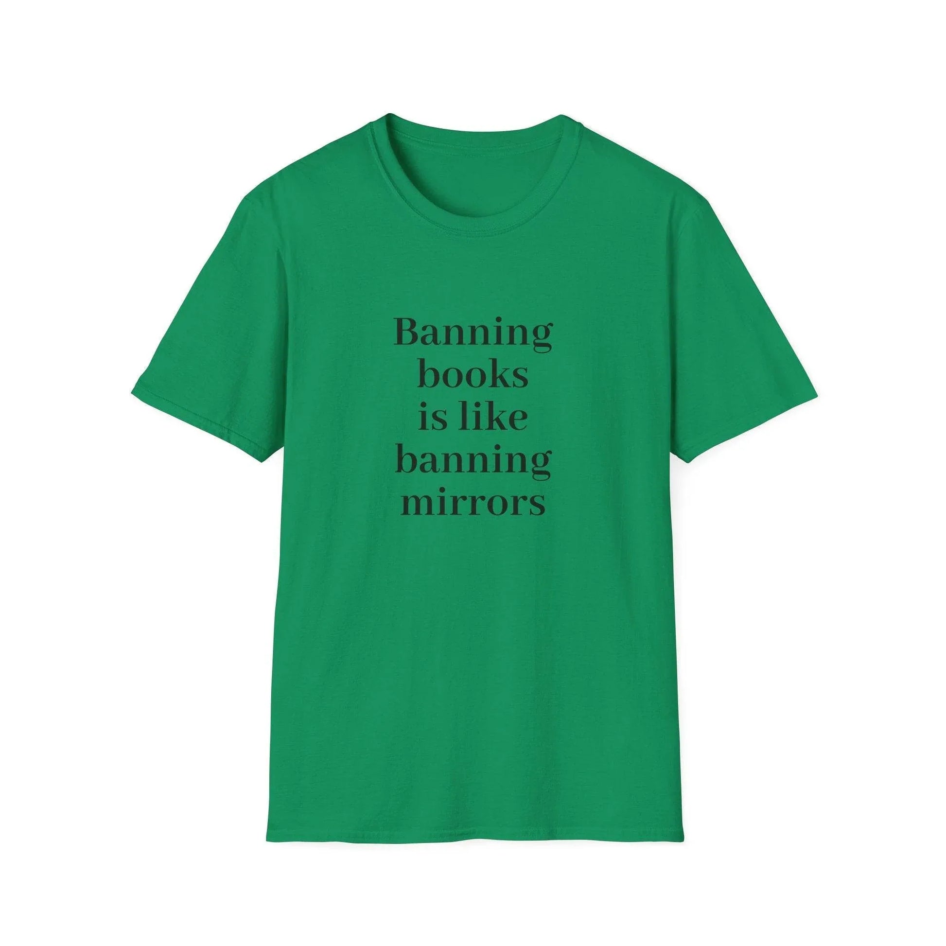 Unisex Softstyle T-Shirt - 'Banning Books' - The Dreamer's Bookshop.