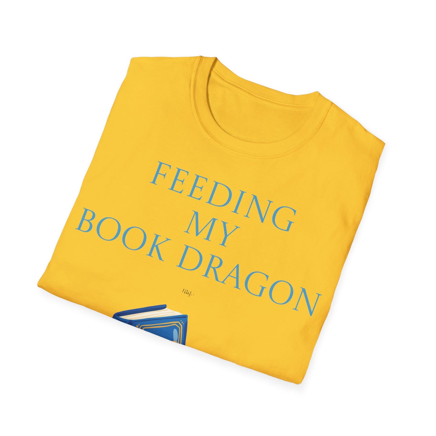 Unisex -Inspired T-Shirt - "Book Dragon" - Perfect for Book Lovers