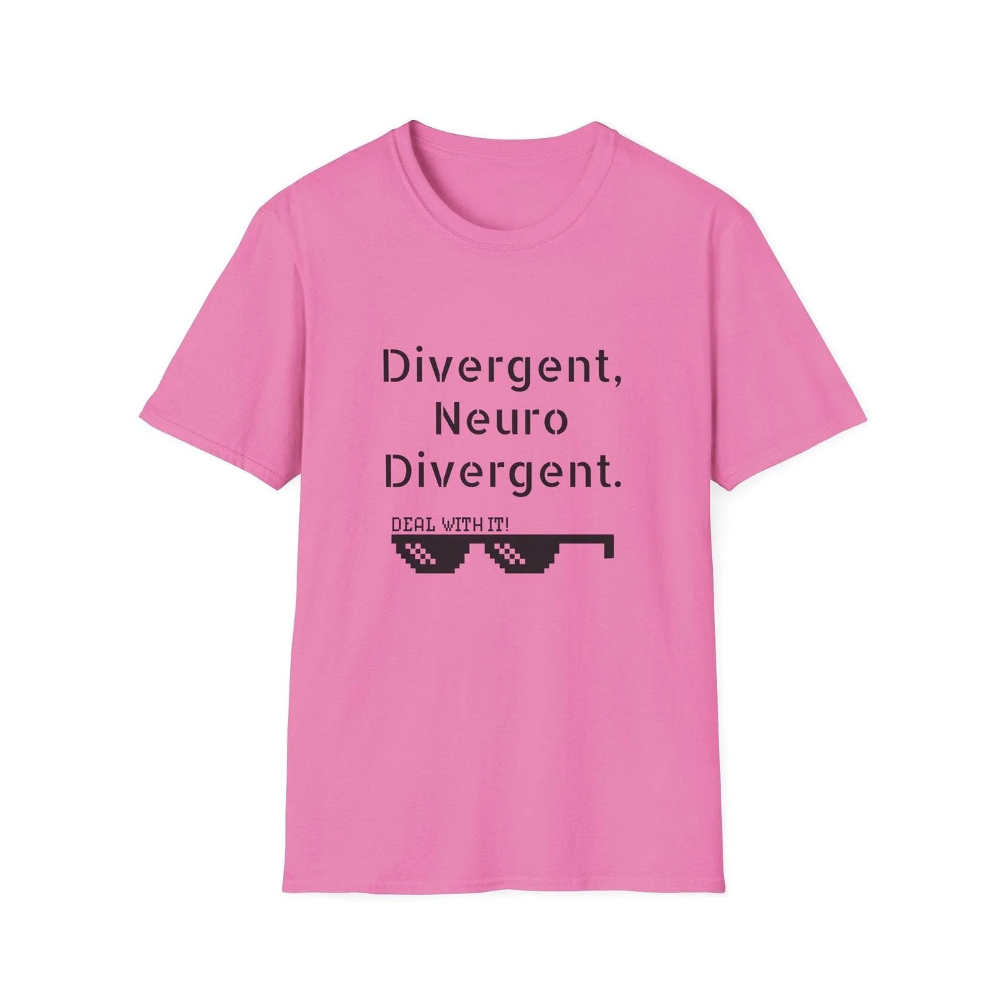 Divergent Neuro Divergent T-Shirt - Unisex Softstyle Tee - The Dreamer's Bookshop.