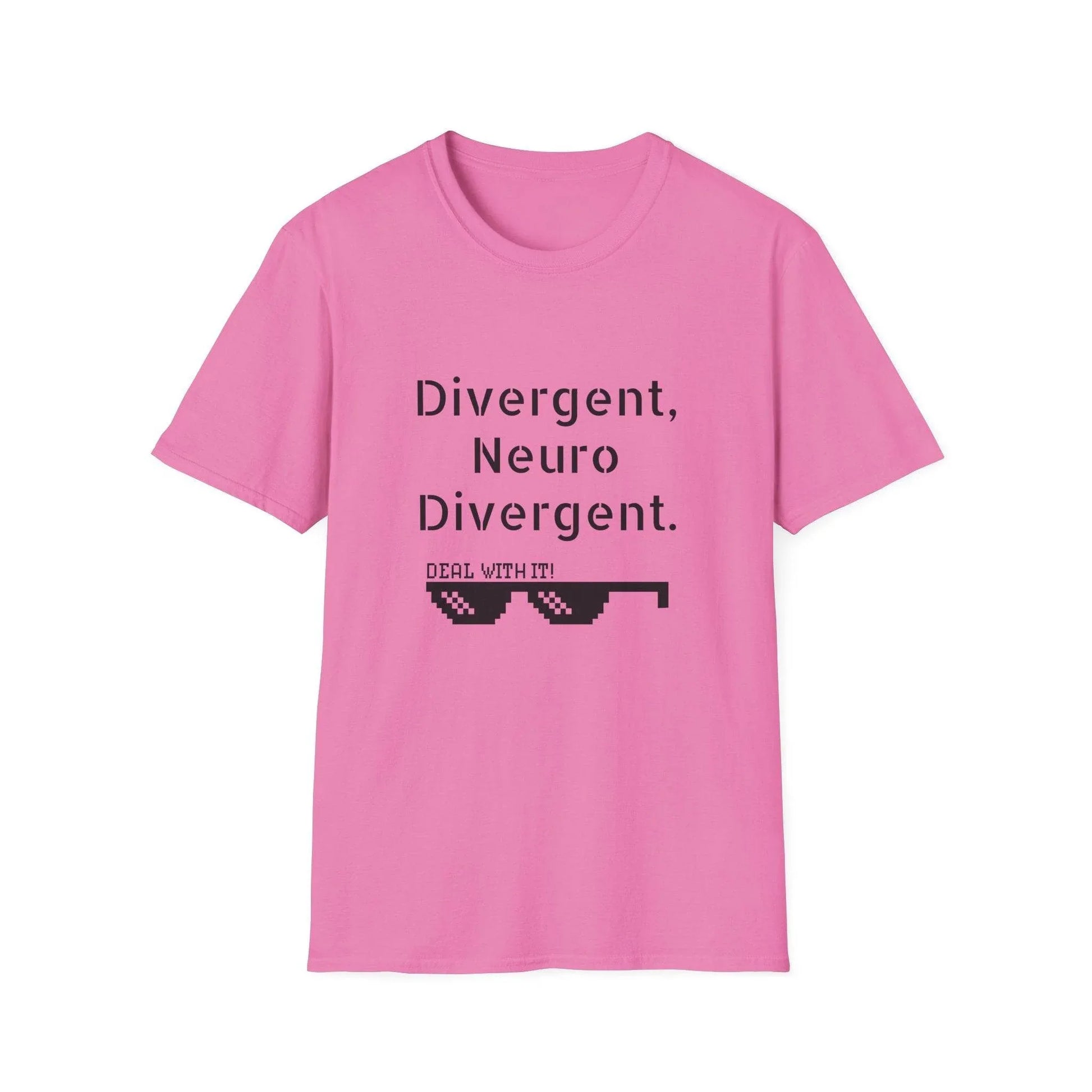 Divergent Neuro Divergent T-Shirt - Unisex Softstyle Tee - The Dreamer's Bookshop.