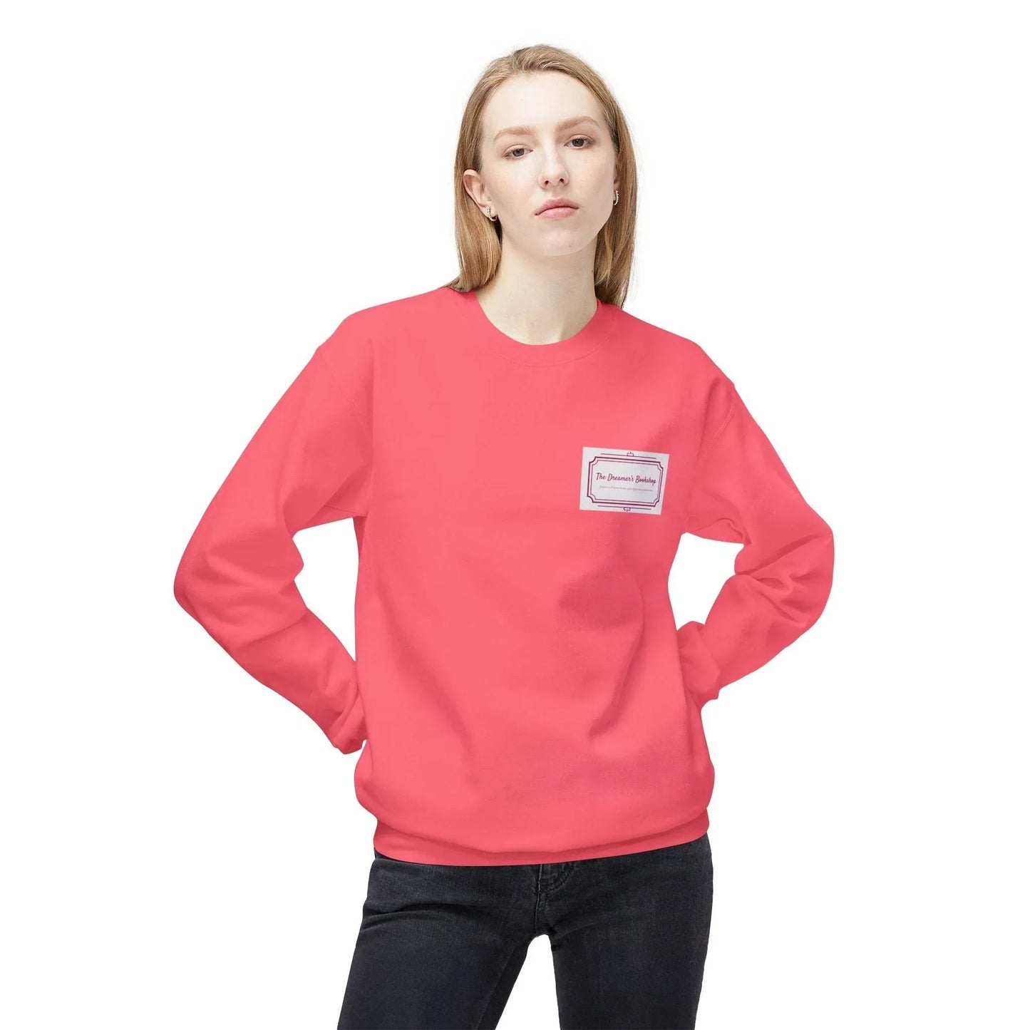 Personalized Unisex Fleece Crewneck Sweatshirt - Ideal Gift for Birthdays & Cozy Days - The Dreamer's Bookshop.
