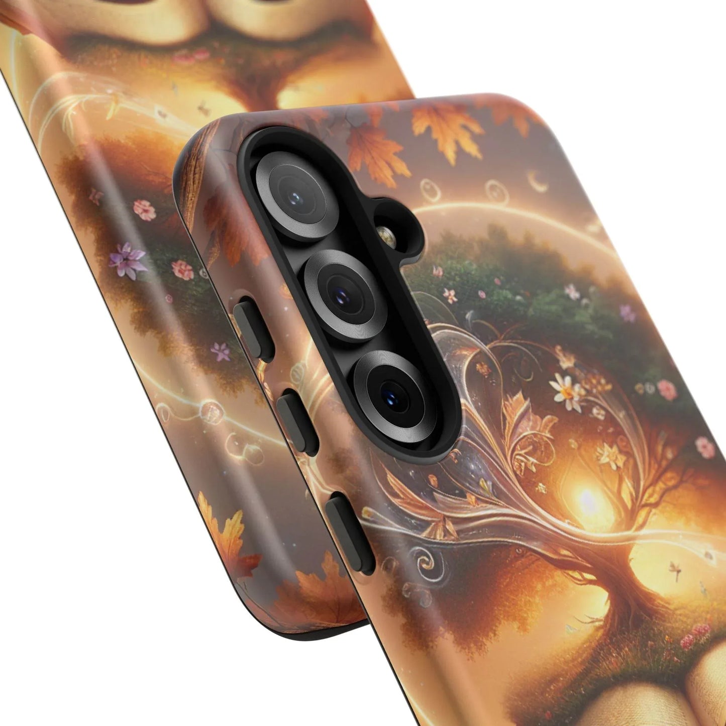 Nature-Inspired iPhone & Samsung Phone Case with Tree of Life Design - The Dreamer's Bookshop.
