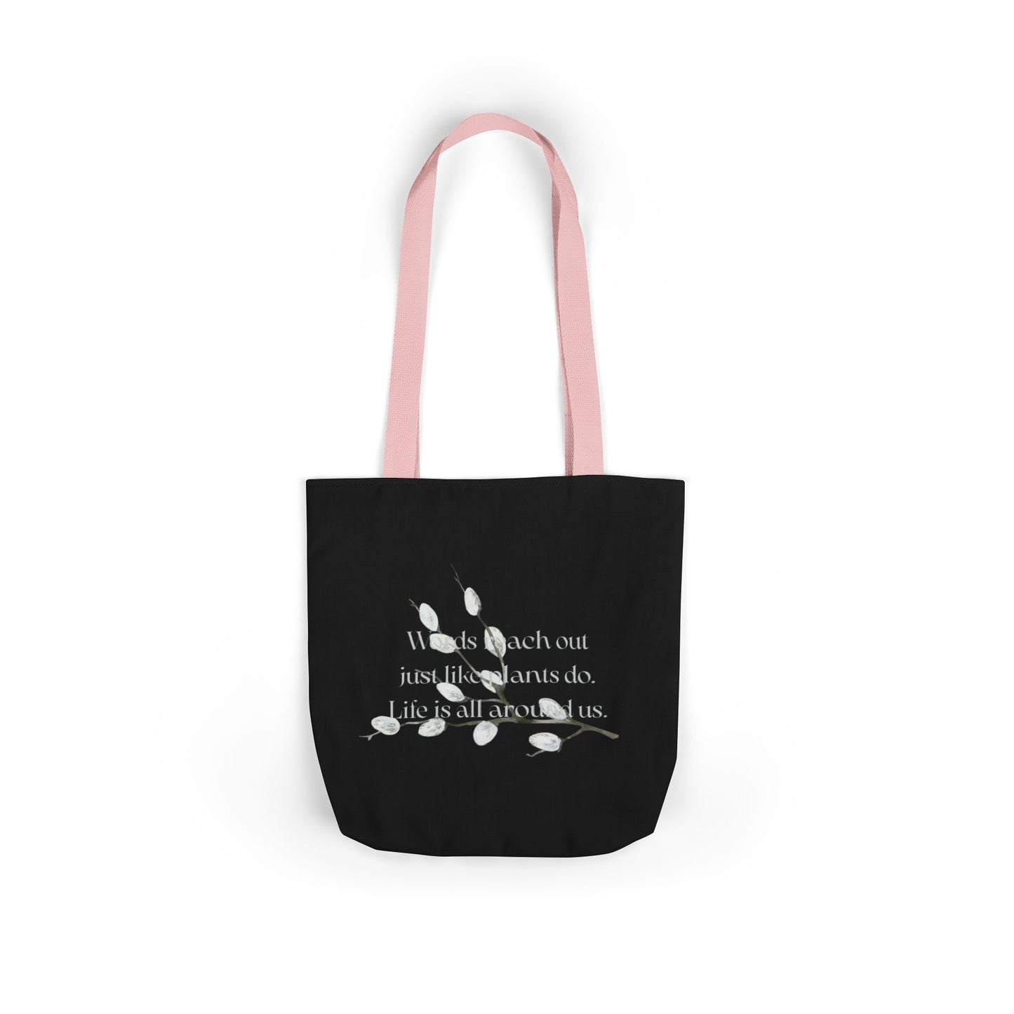 Canvas Tote Bag - "Words Reach Out"