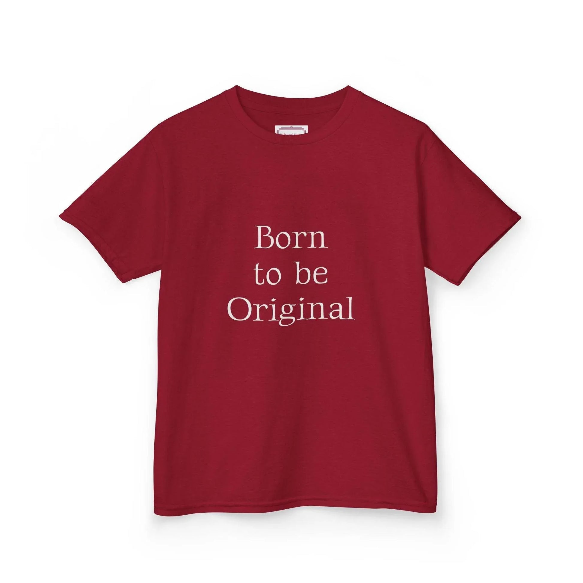 EU - Kids 'Born to be Original' Cotton Tee - Support Young Creators - The Dreamer's Bookshop.