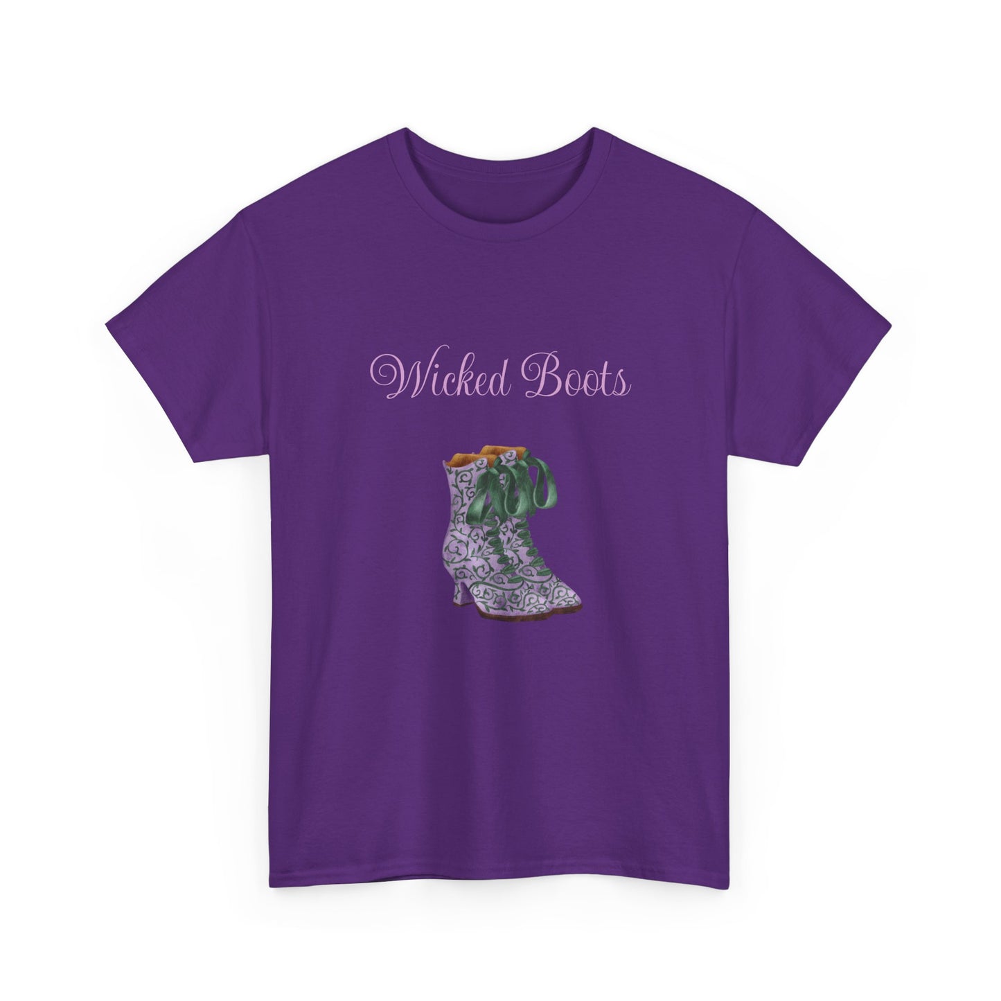 Wicked Boots Graphic Tee - Unisex Heavy Cotton T-Shirt for Nature Lovers