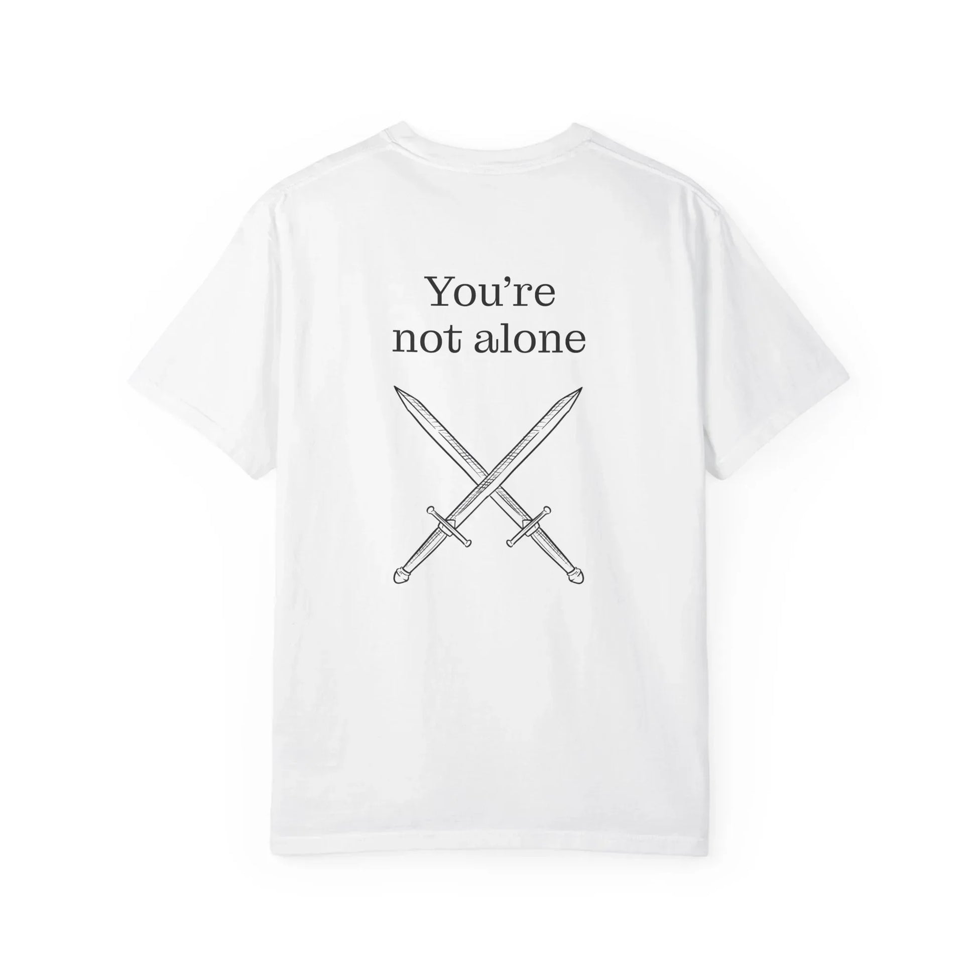 Cancer Survivor Unisex Garment-Dyed T-shirt - Inspirational Motivational Tee - The Dreamer's Bookshop.