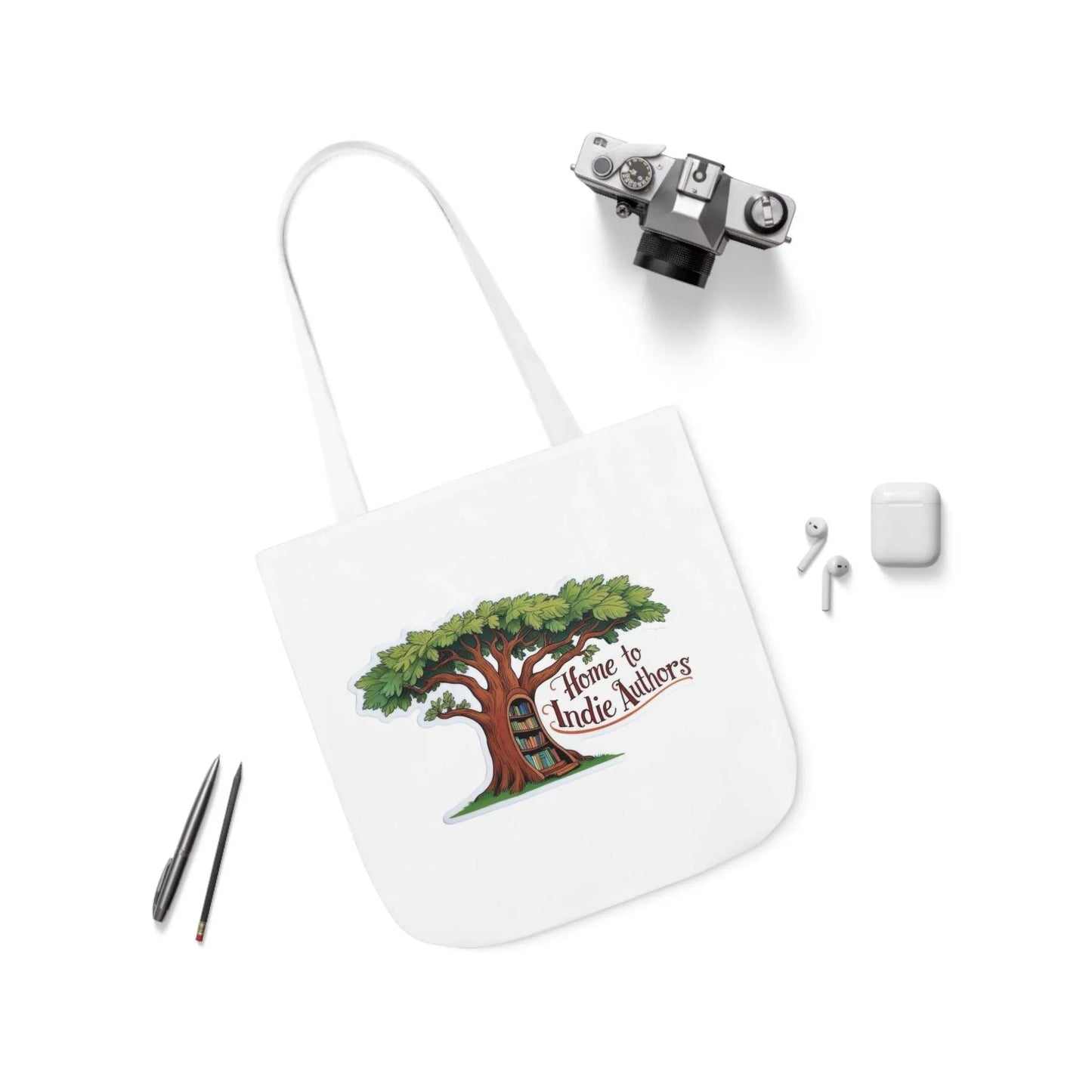Literary Canvas Tote Bag - Perfect for Book Lovers & Indie Authors - The Dreamer's Bookshop.
