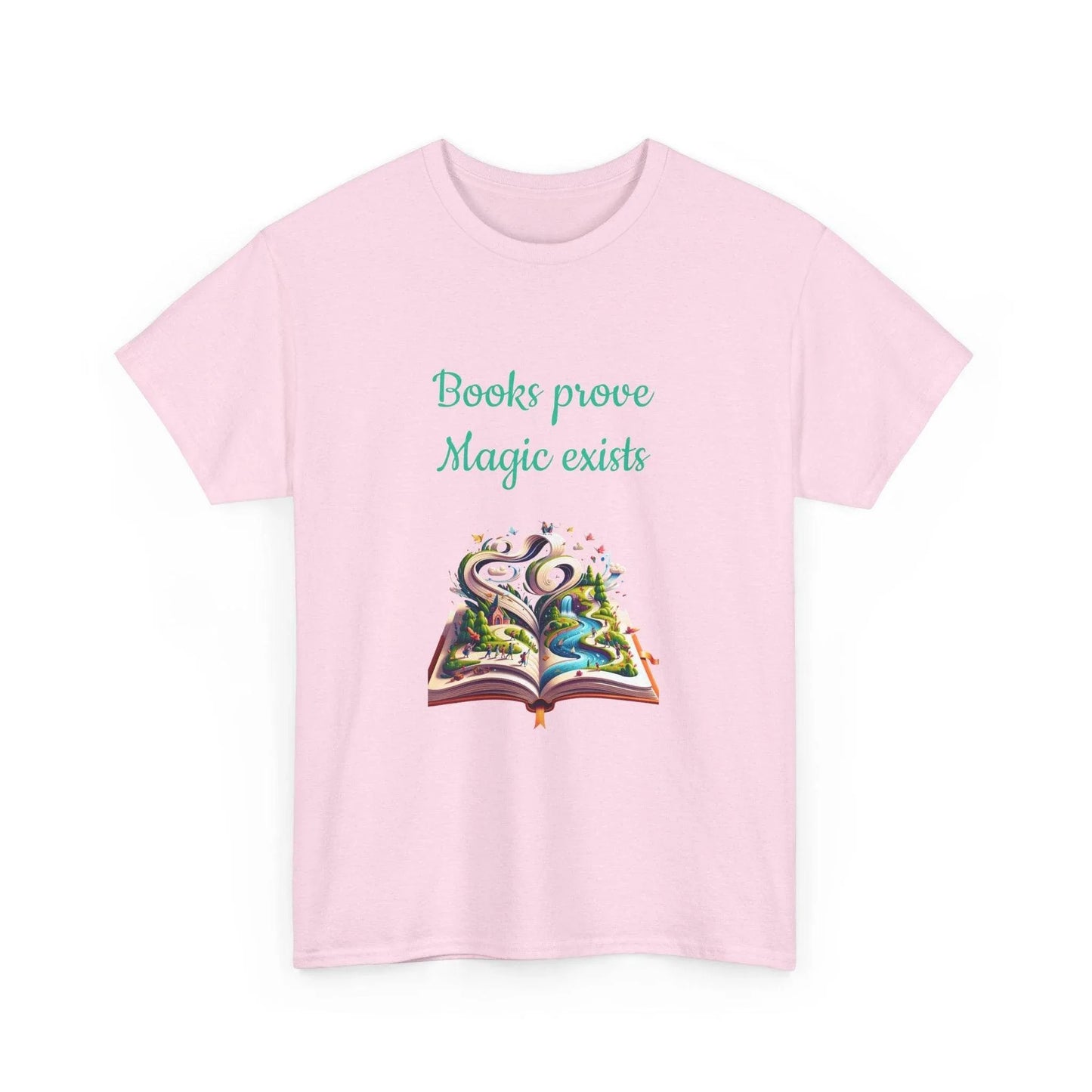 Magic Exists -A Unisex Heavy Cotton Tee - Perfect for Book Lovers - The Dreamer's Bookshop.