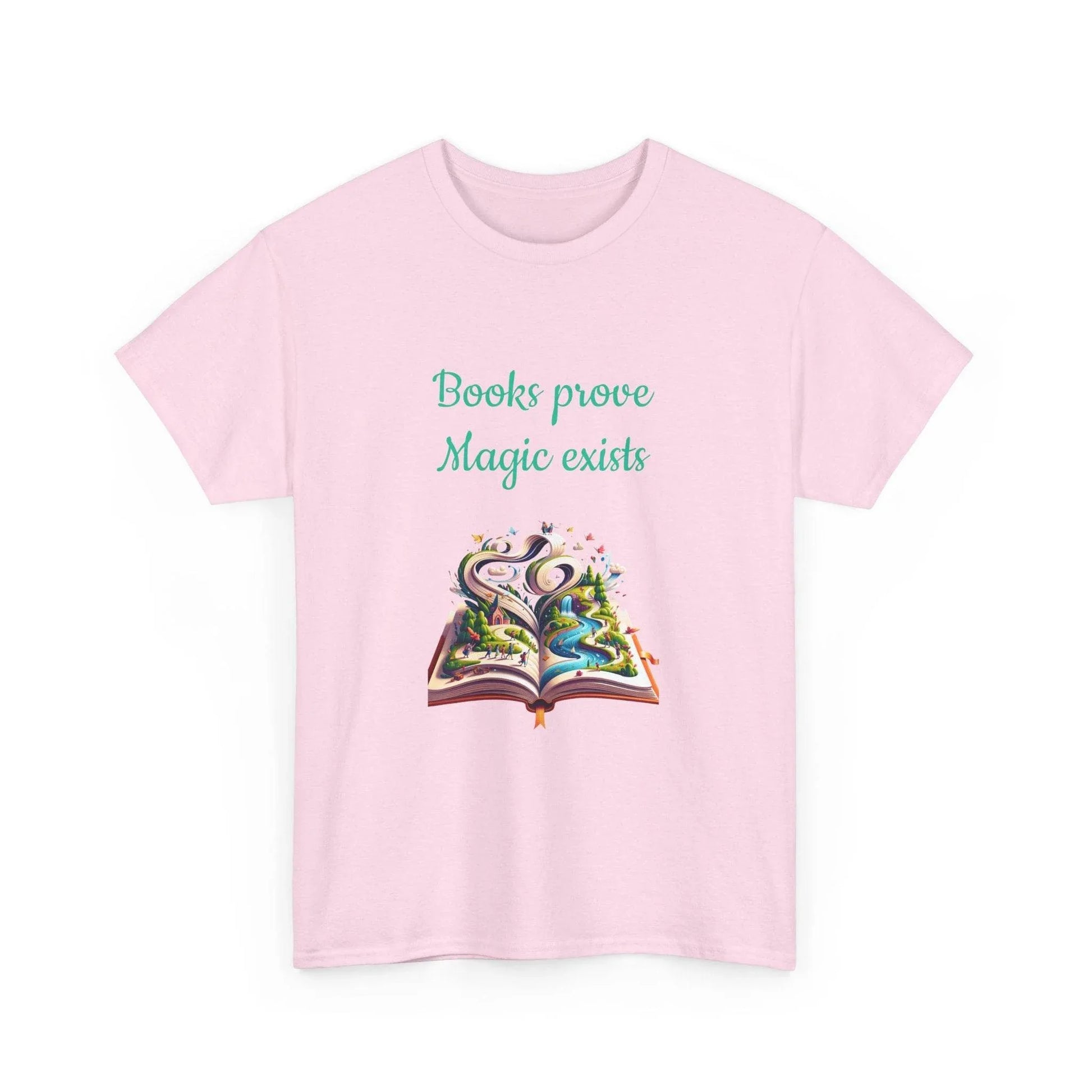 Magic Exists -A Unisex Heavy Cotton Tee - Perfect for Book Lovers - The Dreamer's Bookshop.