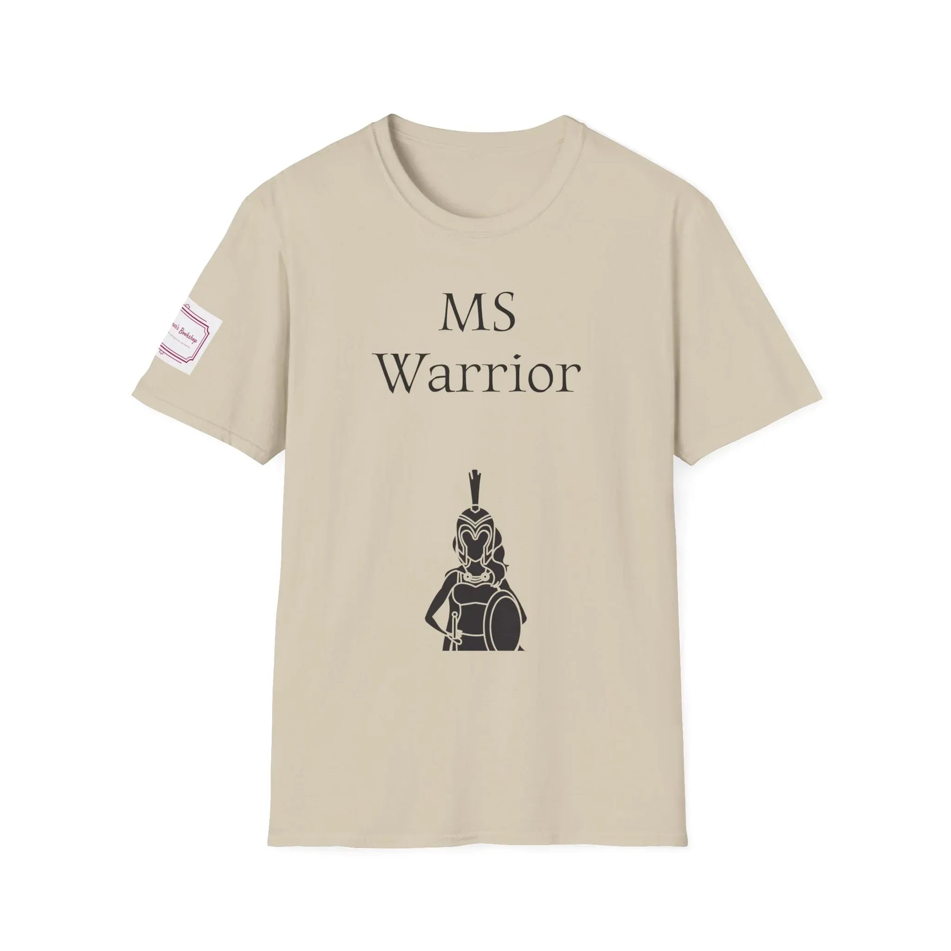 M.S. Warrior Unisex Softstyle T-Shirt - Empowering Graphic Tee for Women's Health Awareness - The Dreamer's Bookshop.