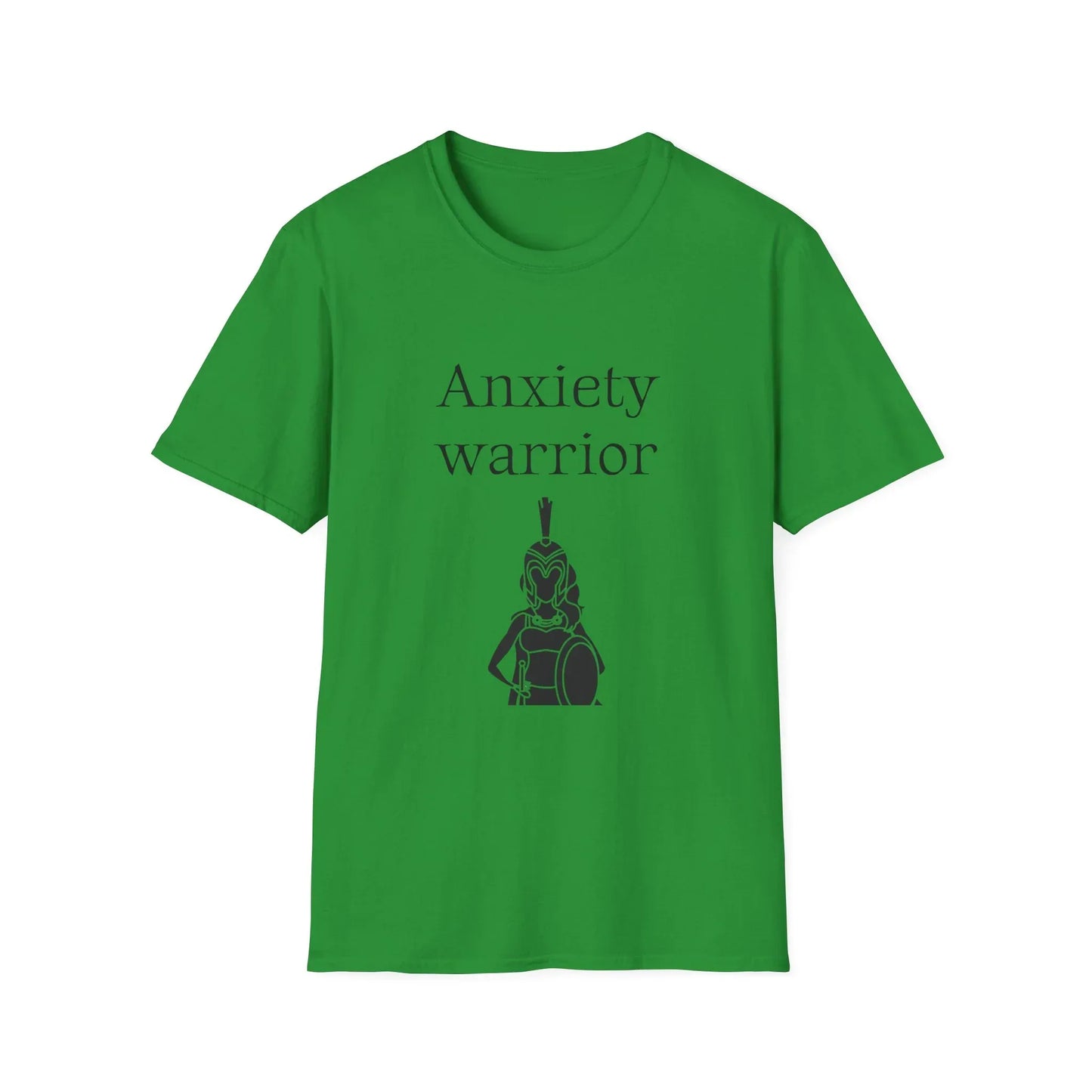 Anxiety Warrior Unisex Softstyle T-Shirt - What's Your Battle? - The Dreamer's Bookshop.