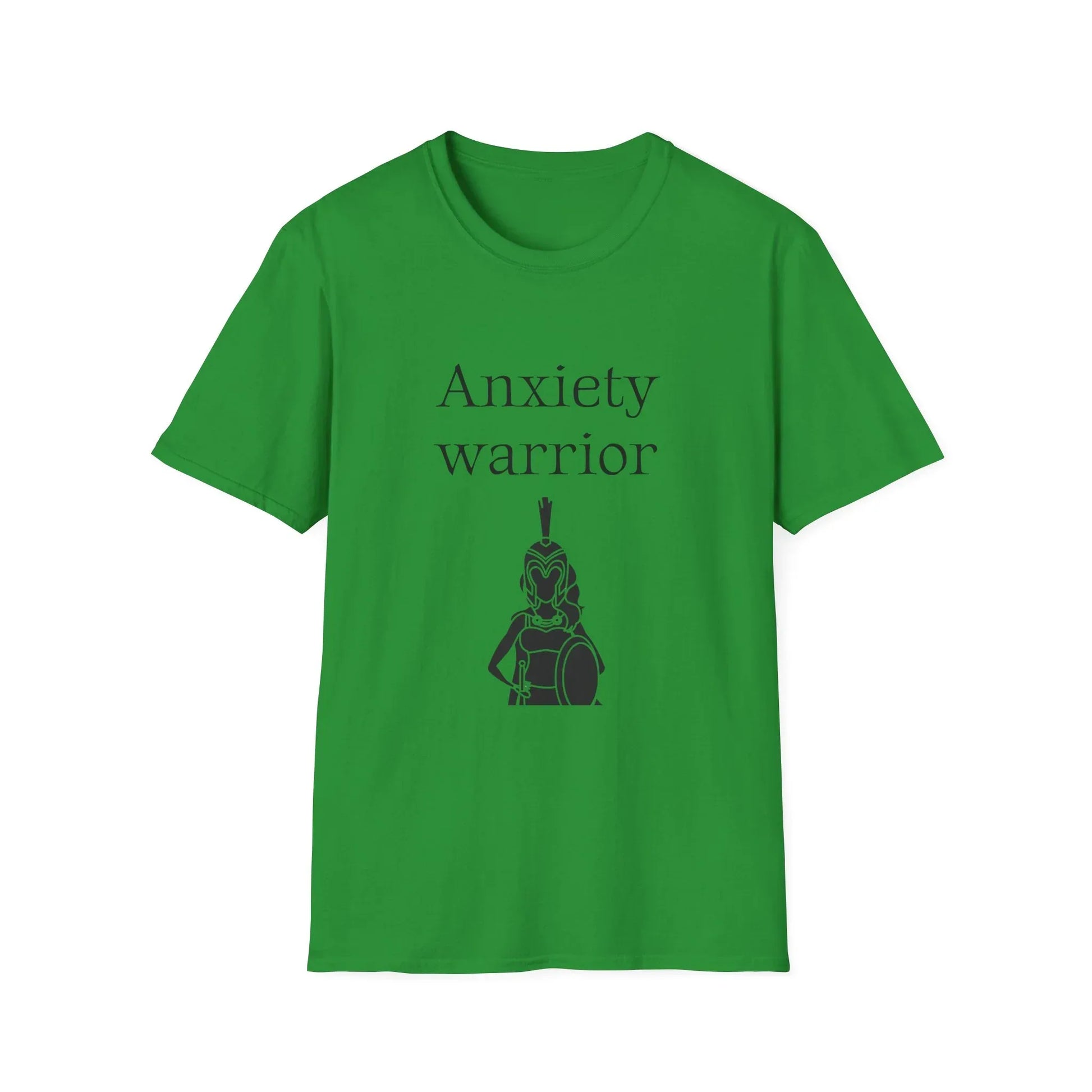 Anxiety Warrior Unisex Softstyle T-Shirt - What's Your Battle? - The Dreamer's Bookshop.