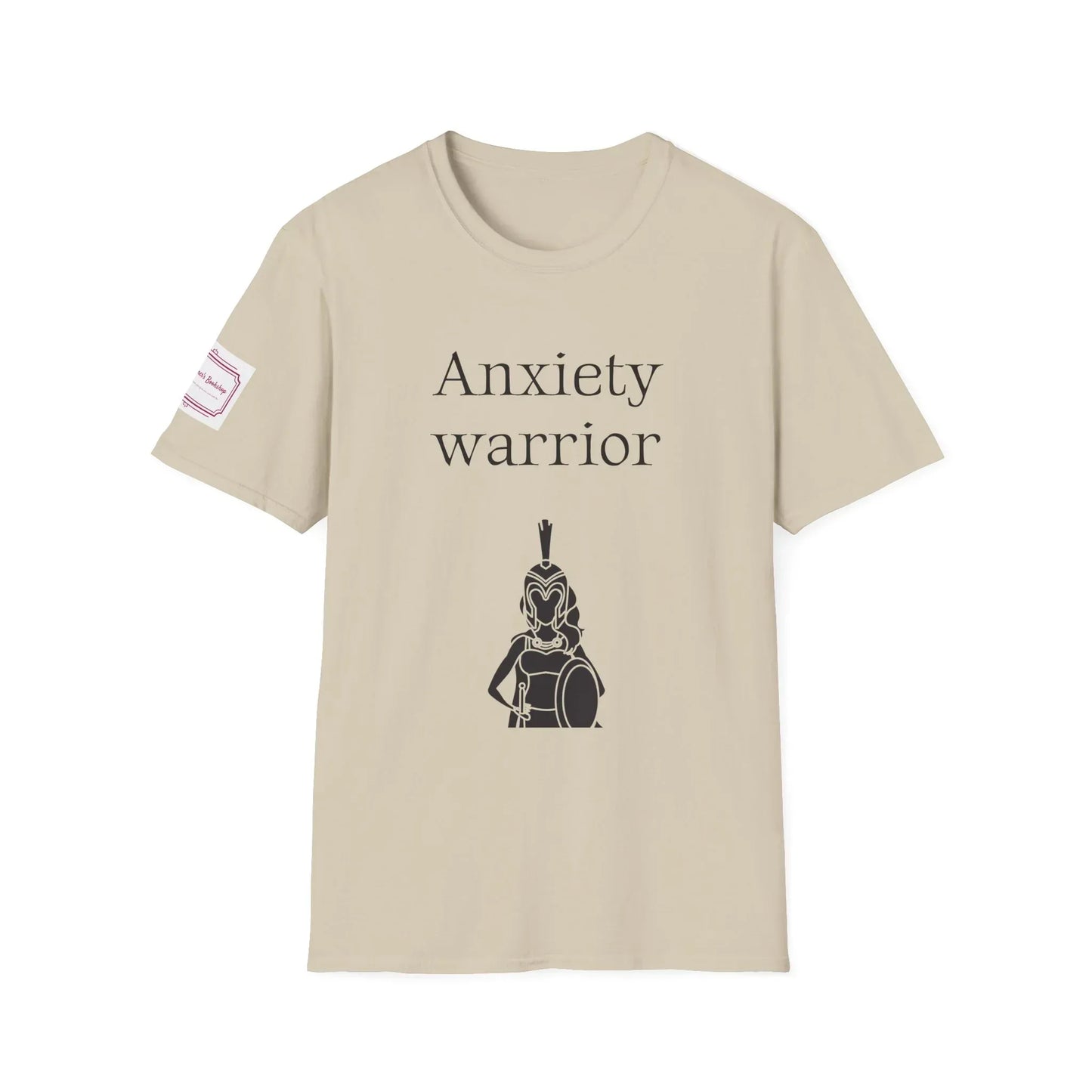 Anxiety Warrior Unisex Softstyle T-Shirt - Empowering Graphic Tee for Mental Health Awareness - The Dreamer's Bookshop.