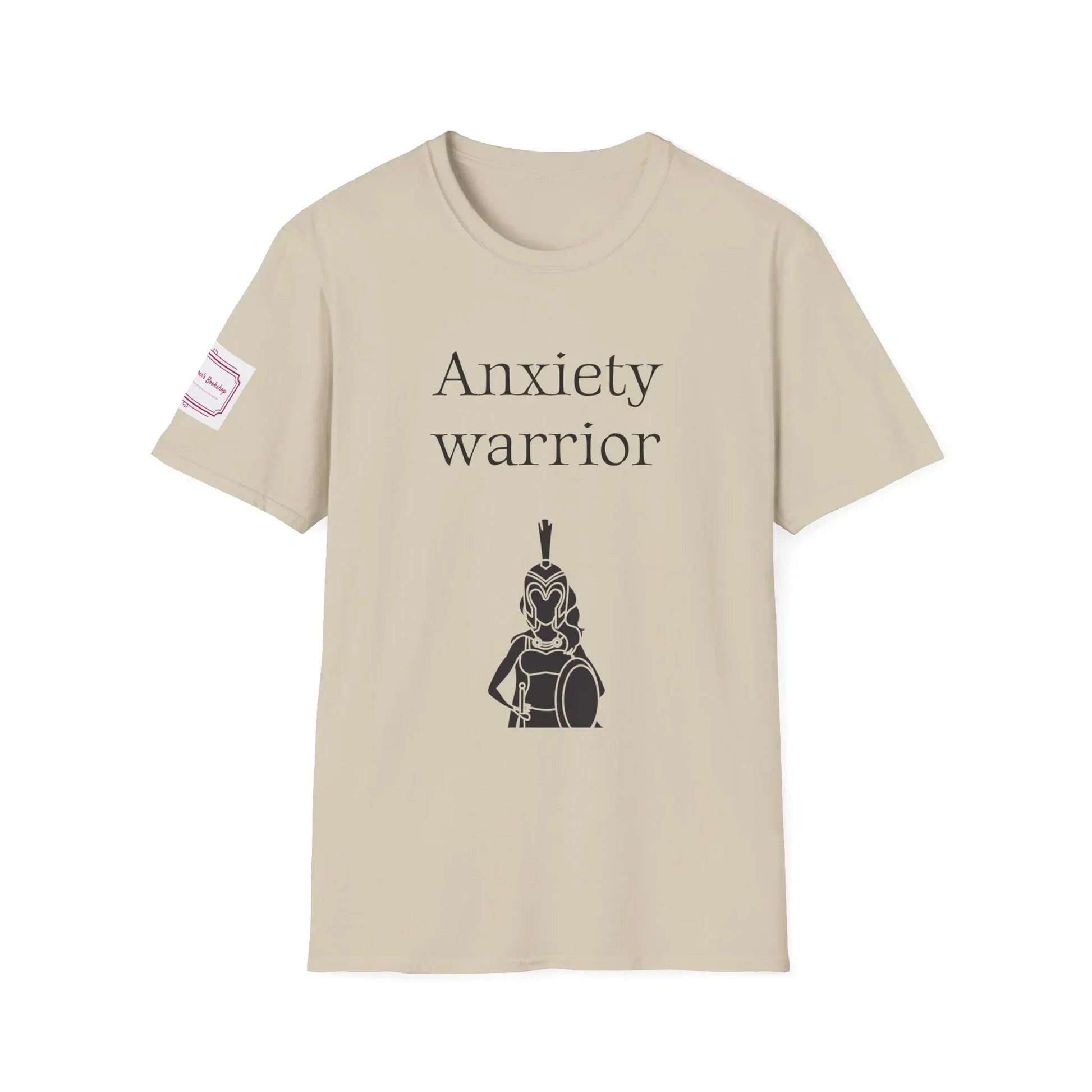 Anxiety Warrior Unisex Softstyle T-Shirt - Empowering Graphic Tee for Mental Health Awareness - The Dreamer's Bookshop.
