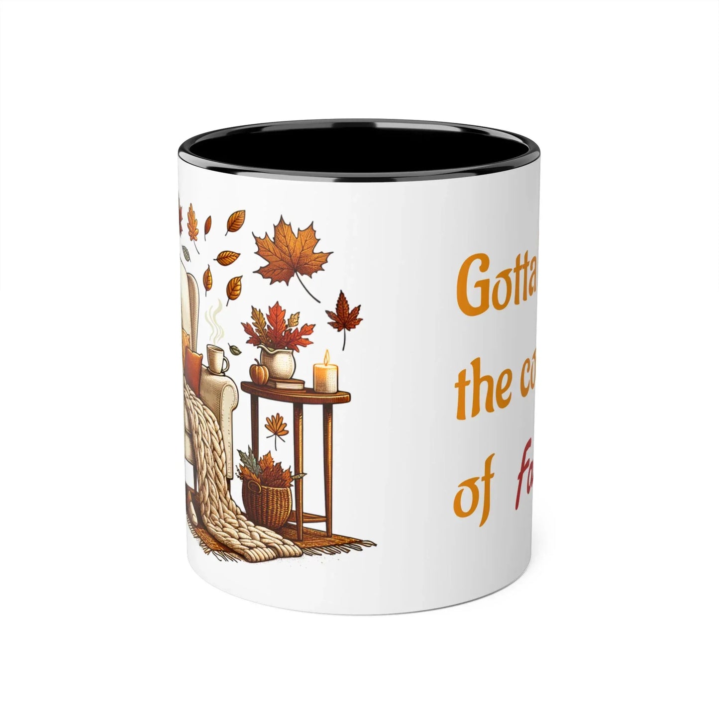 The Cosiness of Fall - 11oz Cup for Booklovers - The Dreamer's Bookshop.