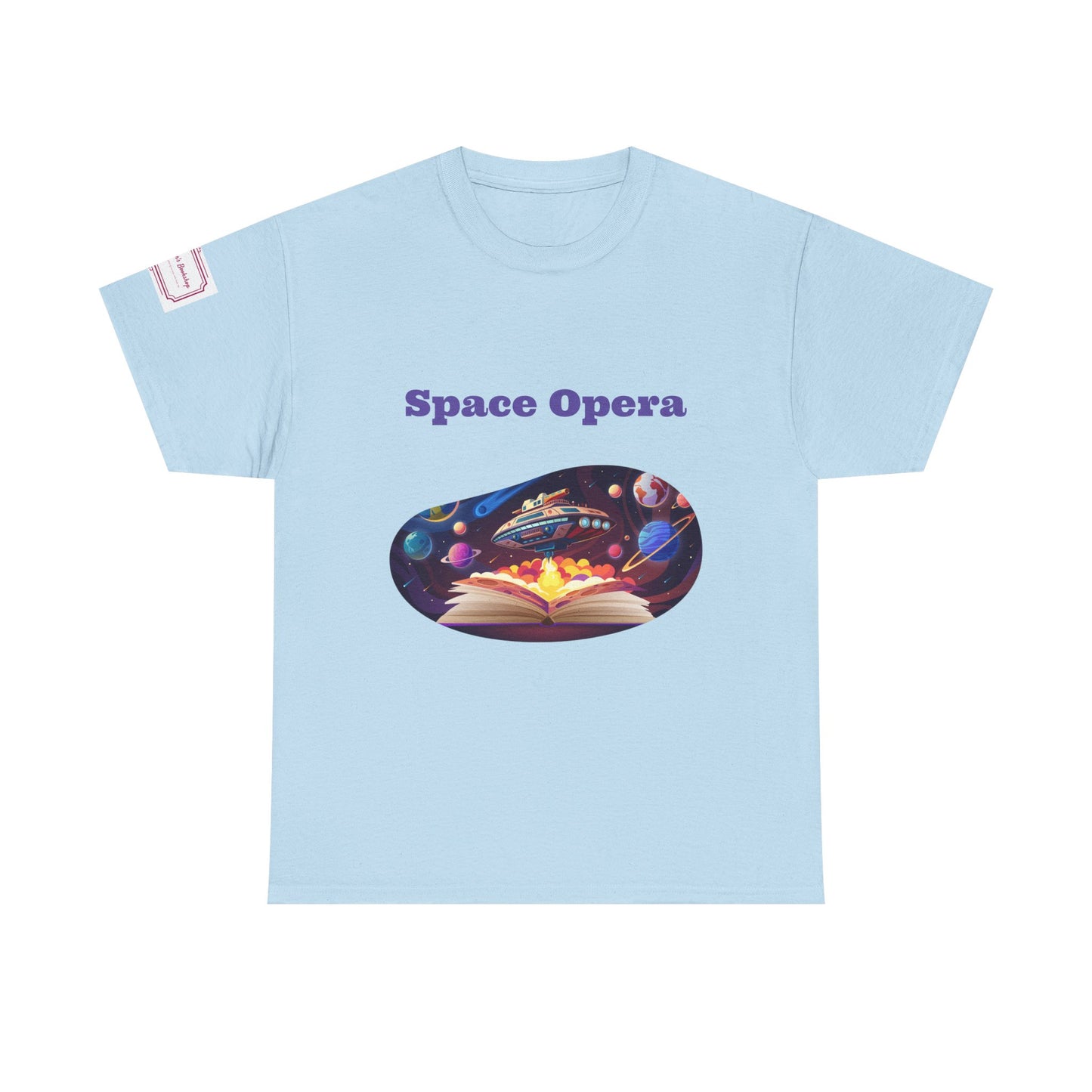 Space Opera - Graphic Unisex Heavy Cotton Tee - Sci-Fi Books