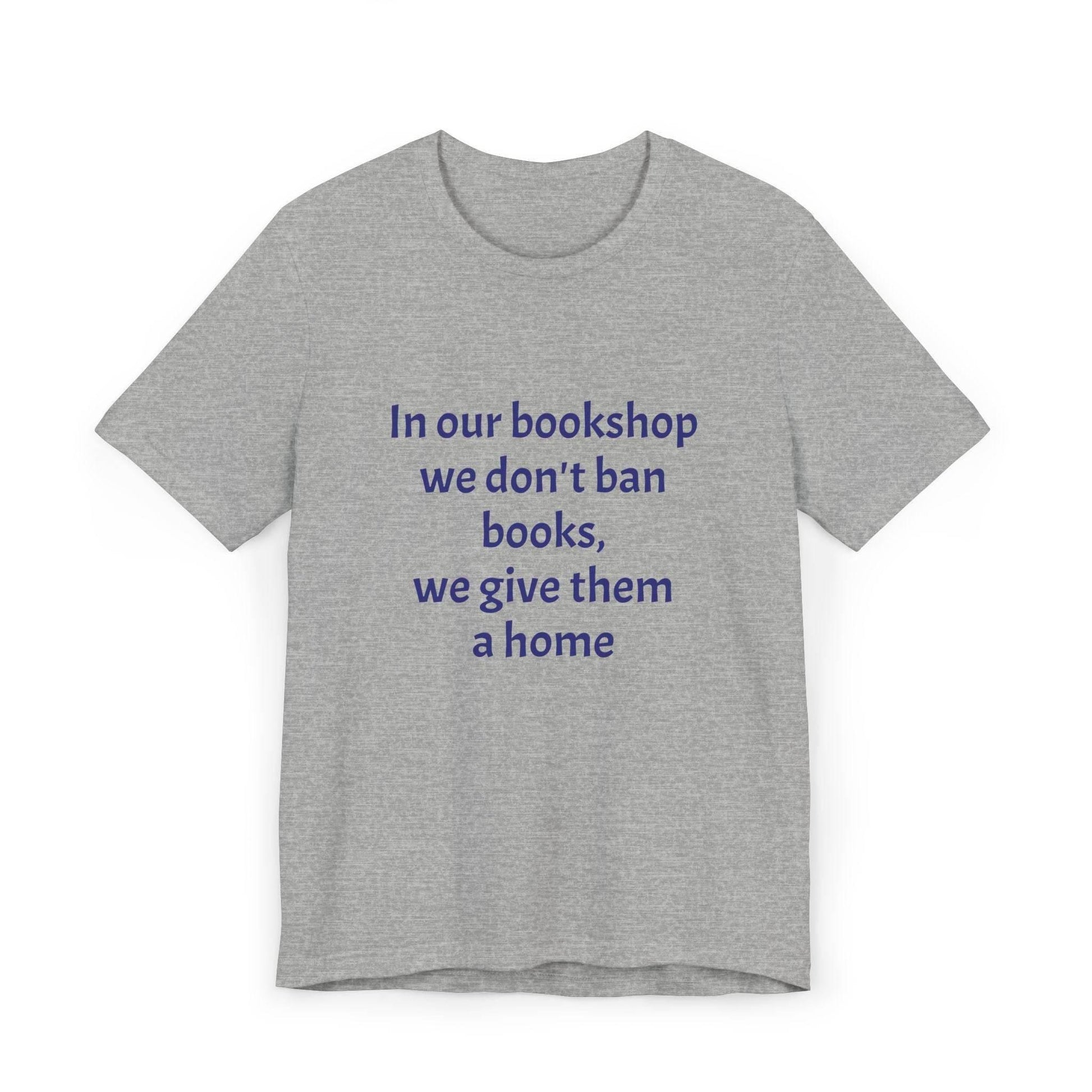 Inspirational Unisex Jersey T-Shirt - In our bookshop Vibe - The Dreamer's Bookshop.