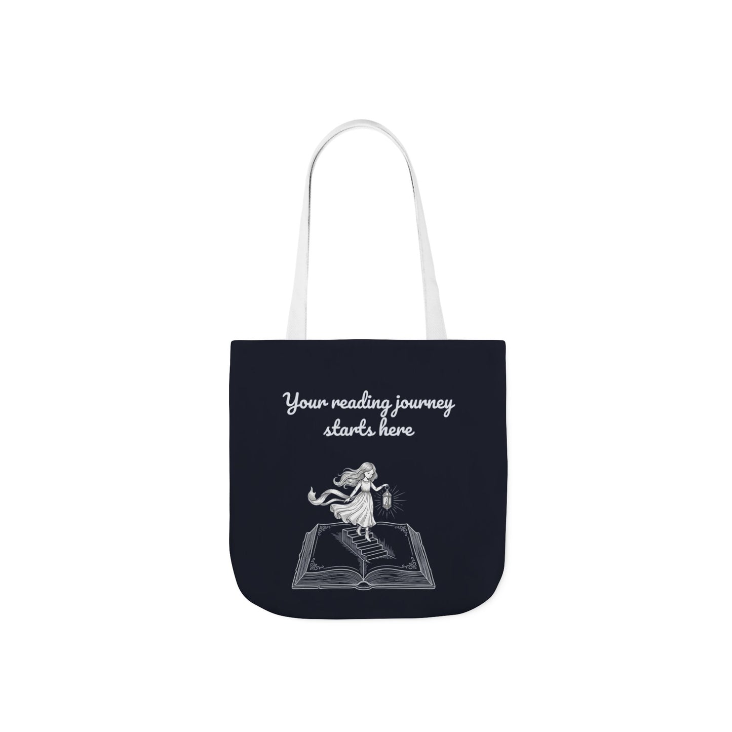Whimsical Tote Bag - "Reading Journey"