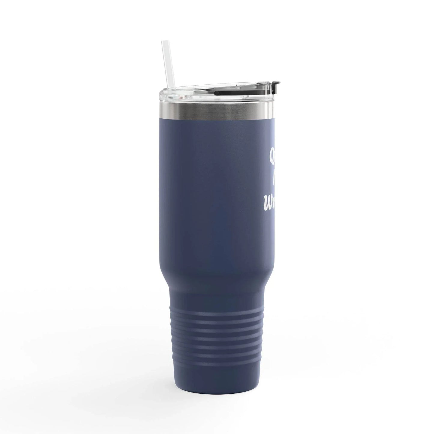 Quiet I'm Writing Insulated Travel Mug - 40oz Red Coffee Cup - The Dreamer's Bookshop.