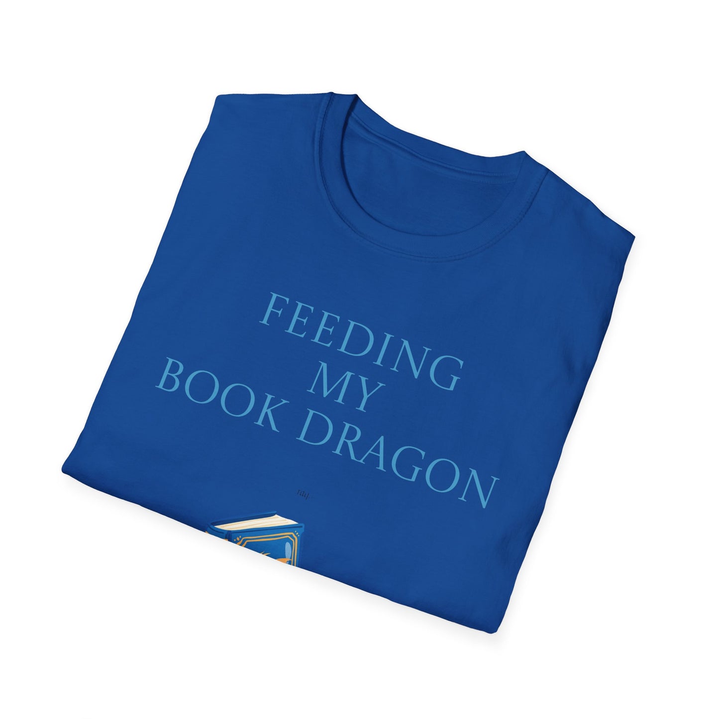 Unisex Softstyle T-Shirt - 'Book Dragon'