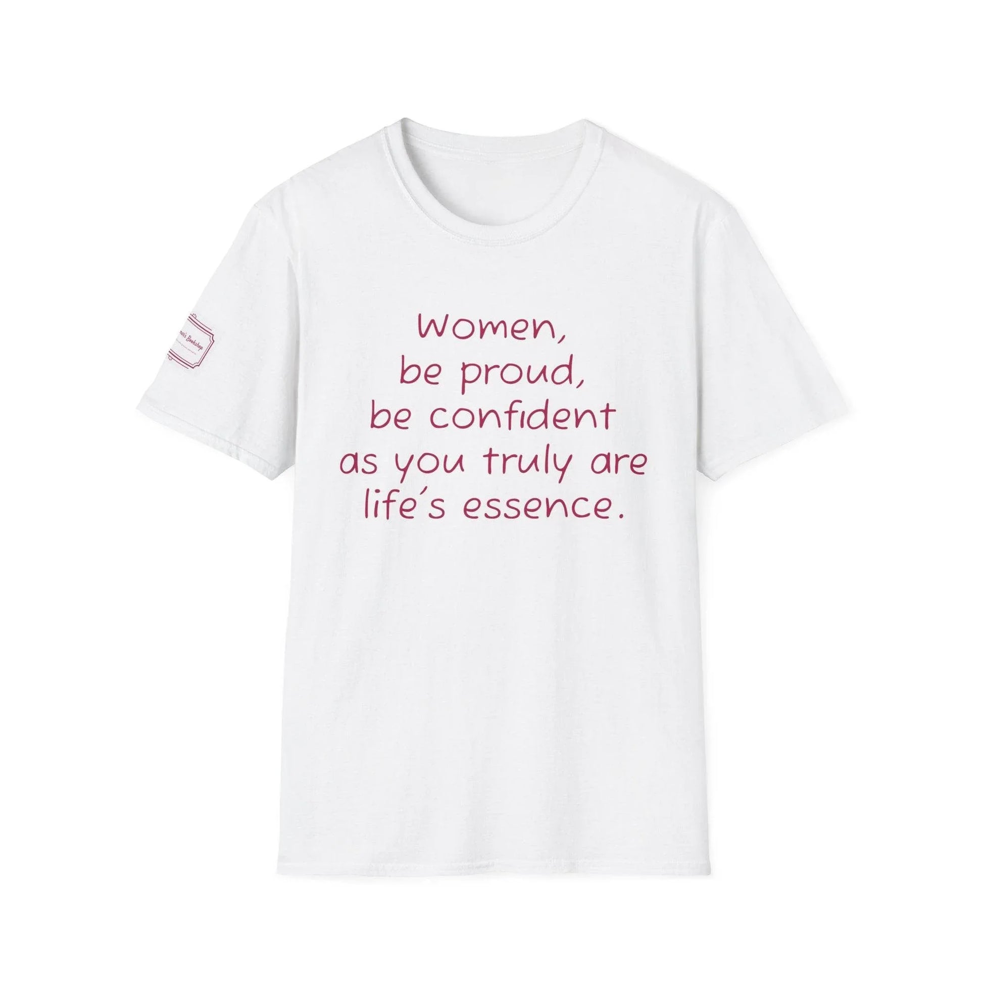 Inspirational Unisex Softstyle T-Shirt - 'Women' Motivational Design - The Dreamer's Bookshop.