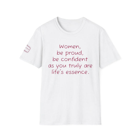 Inspirational Unisex Softstyle T-Shirt - 'Women' Motivational Design - The Dreamer's Bookshop.