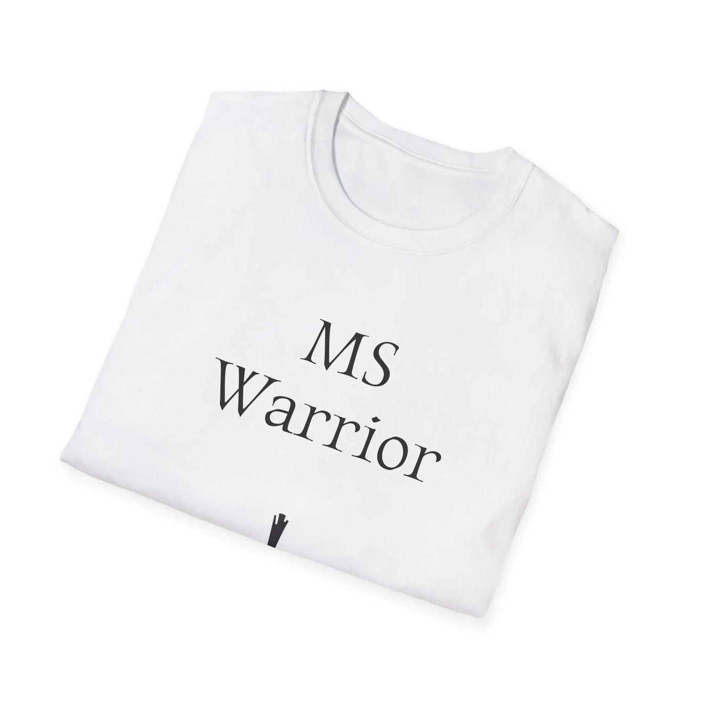 M.S. Warrior Unisex Softstyle T-Shirt - Empowering Battle for Women's Health - The Dreamer's Bookshop.