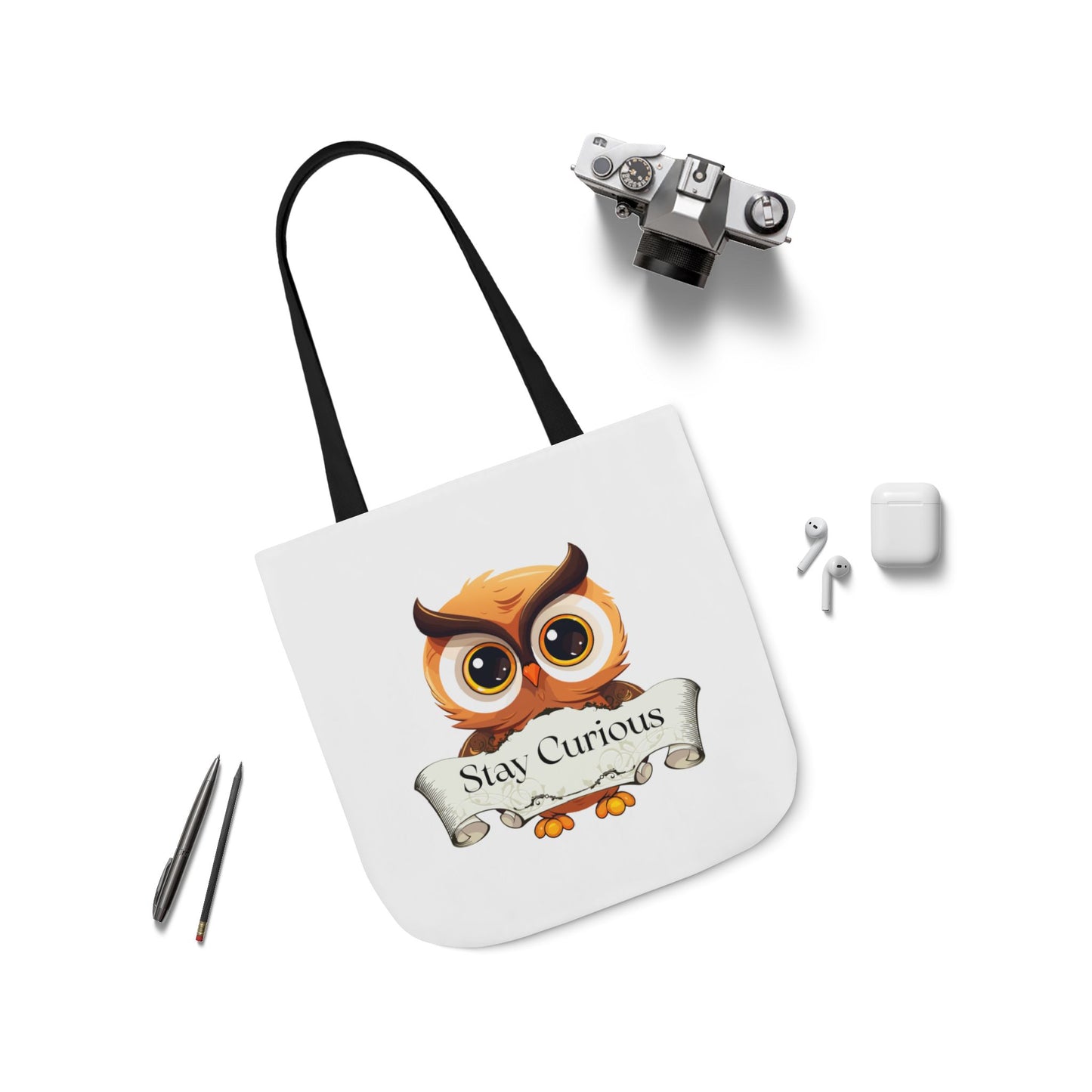 Stay Curious Tote Bag - Perfect for Book Lovers & Indie Authors