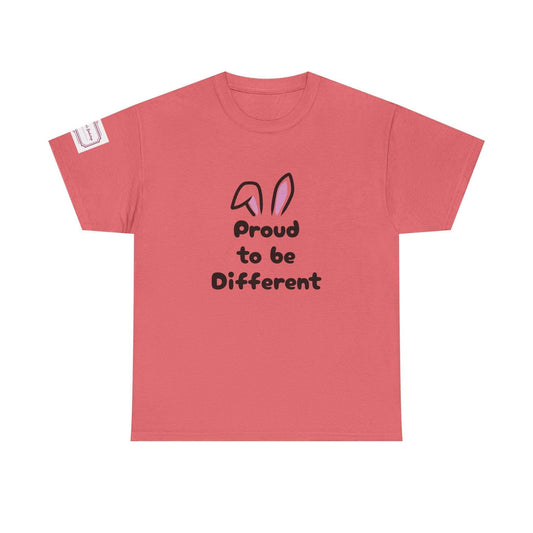 Proud to Be Different Unisex Heavy Cotton Tee – Celebrate Uniqueness - The Dreamer's Bookshop.