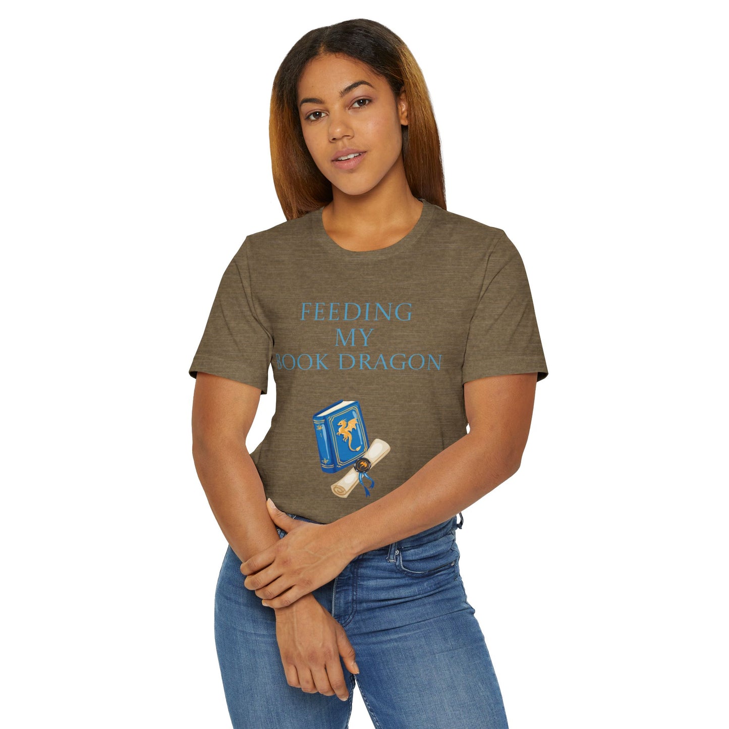 Unisex Jersey T-Shirt - Book Dragon