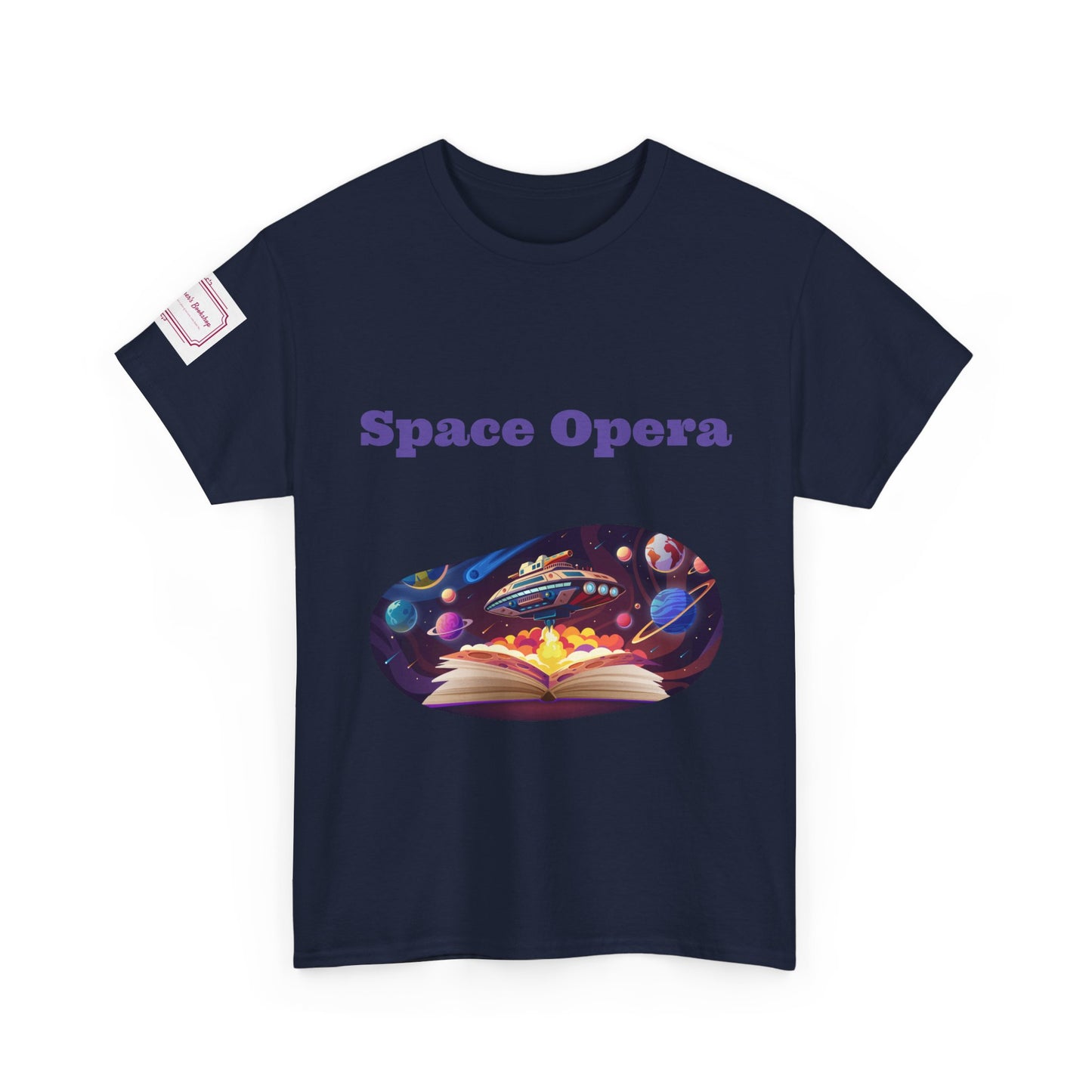 Space Opera -  Unisex Heavy Cotton Tee - Sci-Fi Books