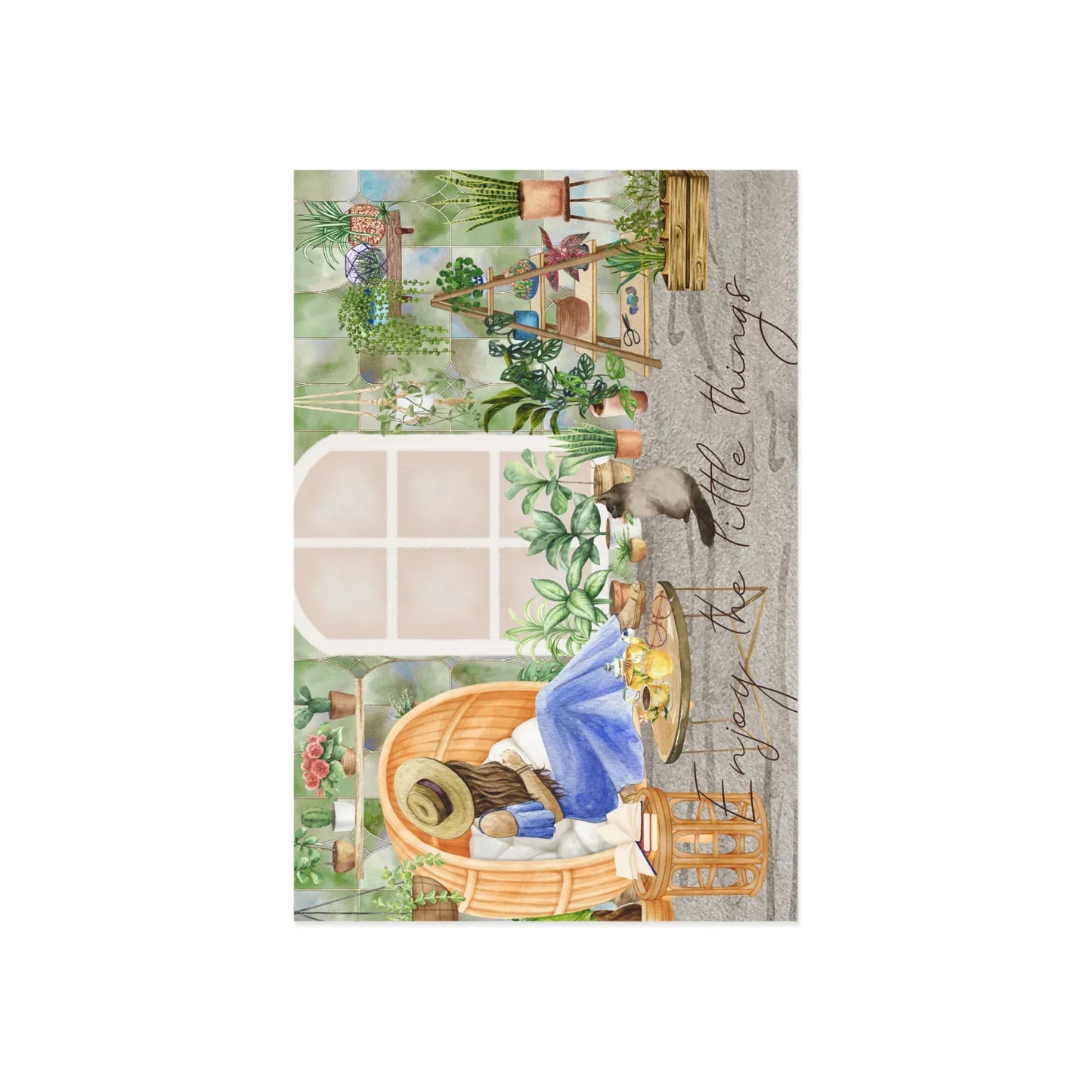 The Dreamer's Bookshop "Plant Mom" Enjoy the Little Things Card - The Dreamer's Bookshop.