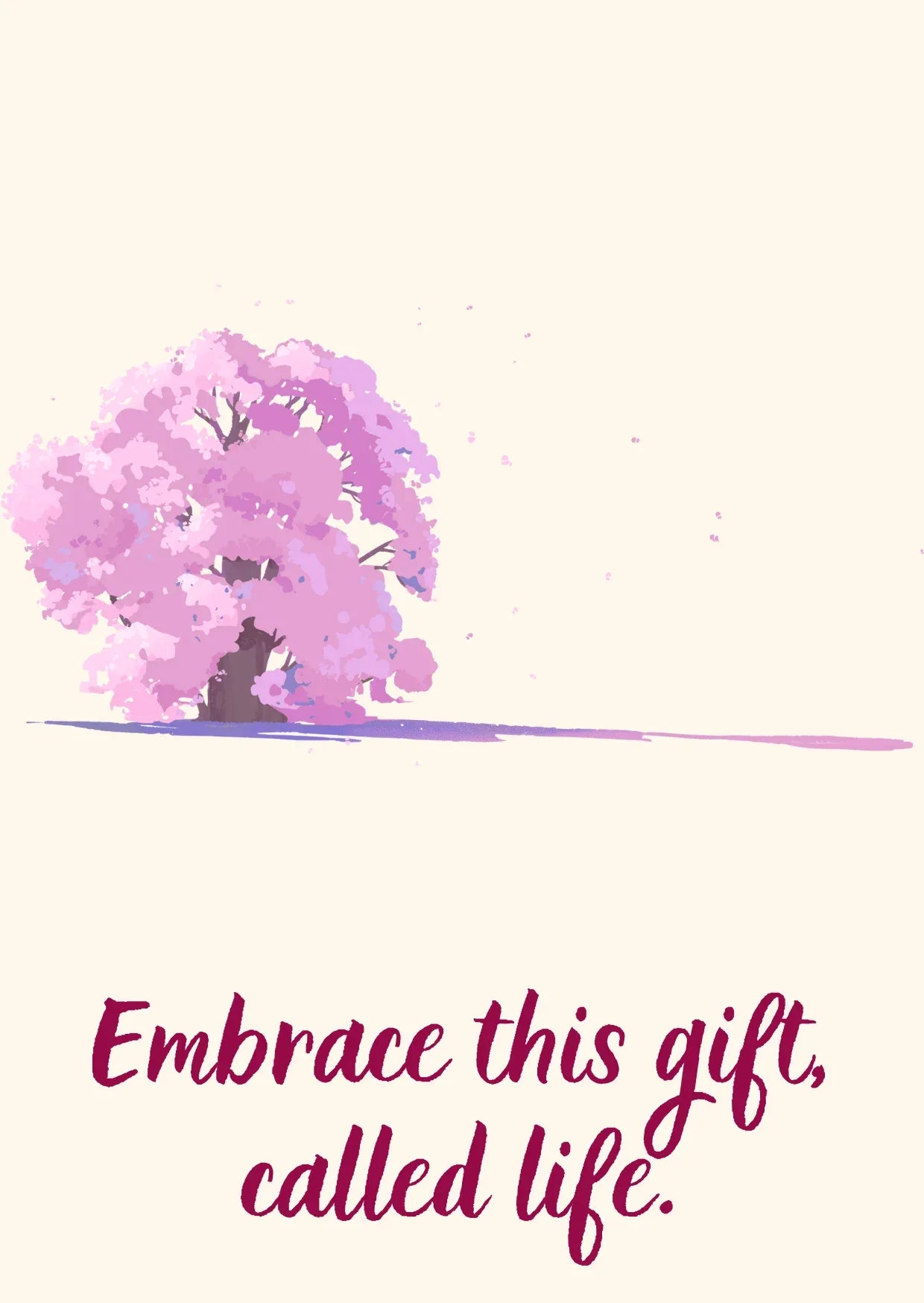 The Dreamer's Bookshop "Embrace the gift" Love Yourself Card - The Dreamer's Bookshop.