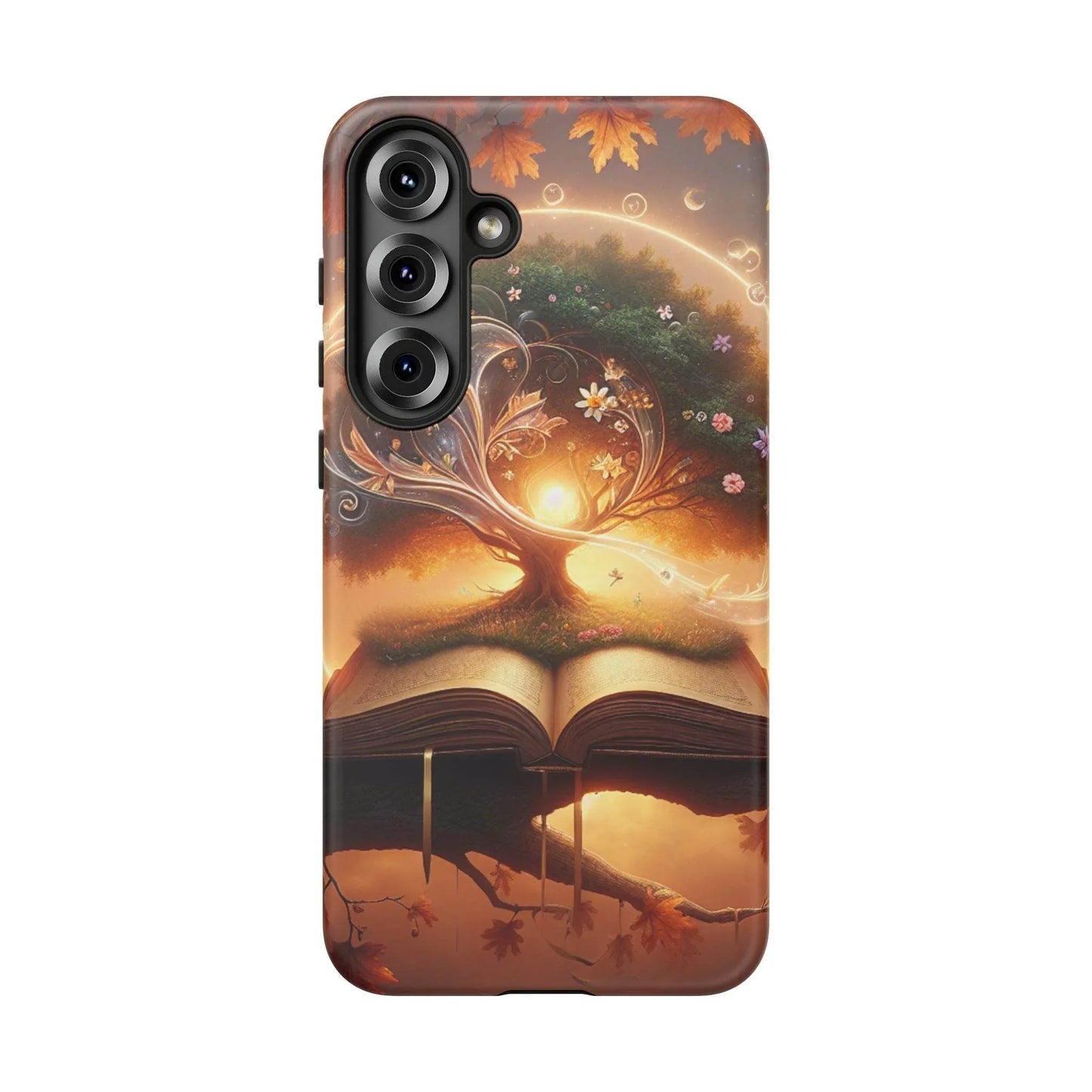 Nature-Inspired iPhone & Samsung Phone Case with Tree of Life Design - The Dreamer's Bookshop.