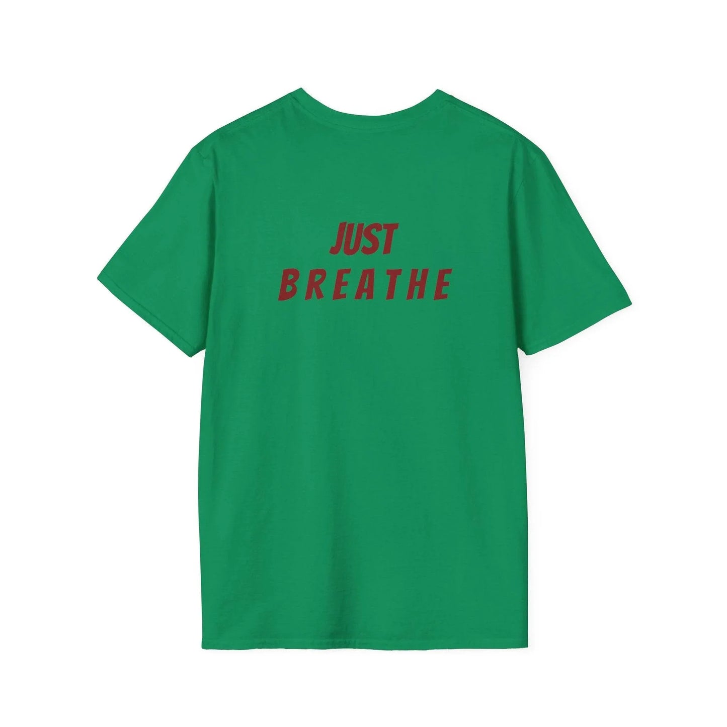 Unisex Softstyle T-Shirt - 'Just Breathe' - The Dreamer's Bookshop.