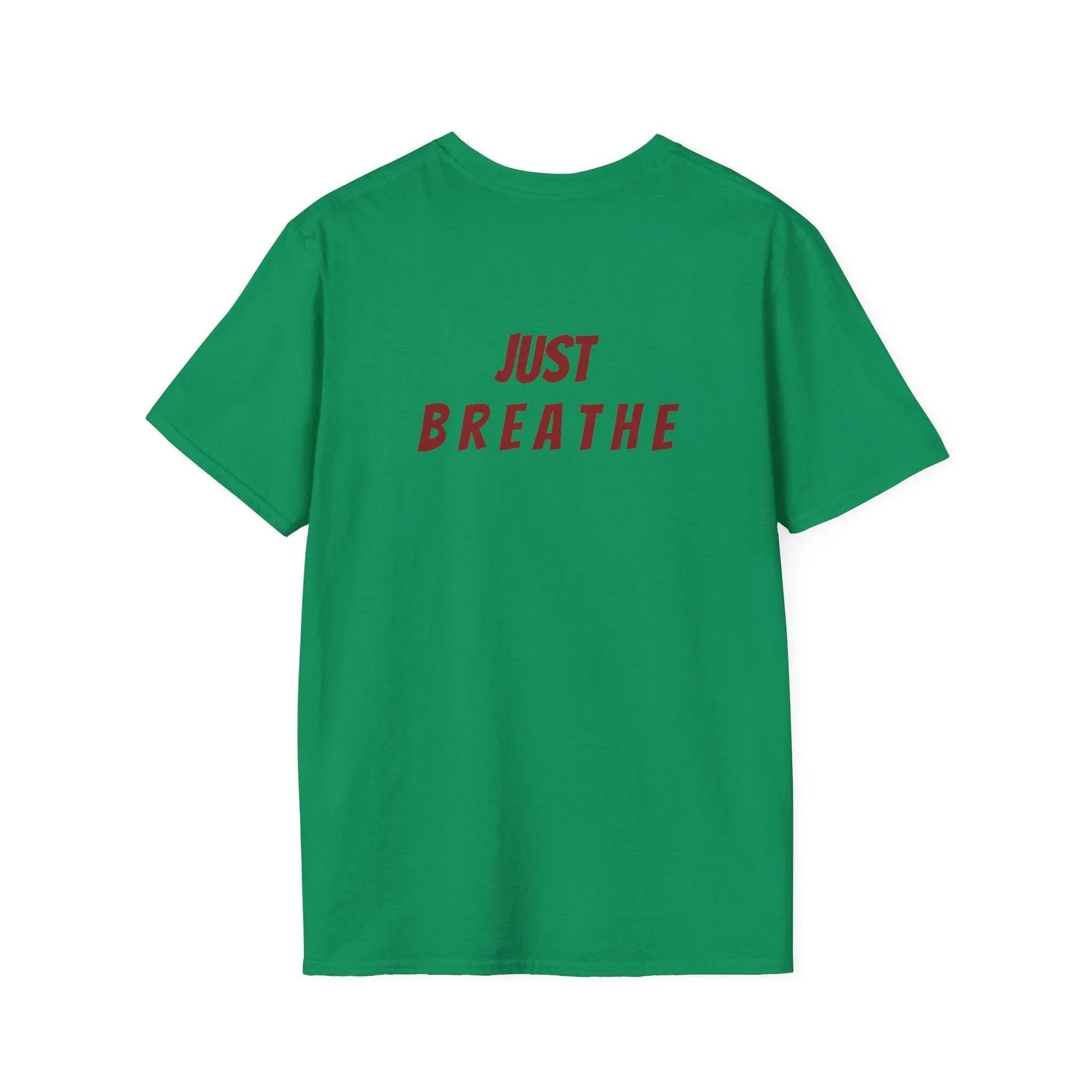 Unisex Softstyle T-Shirt - 'Just Breathe' - The Dreamer's Bookshop.