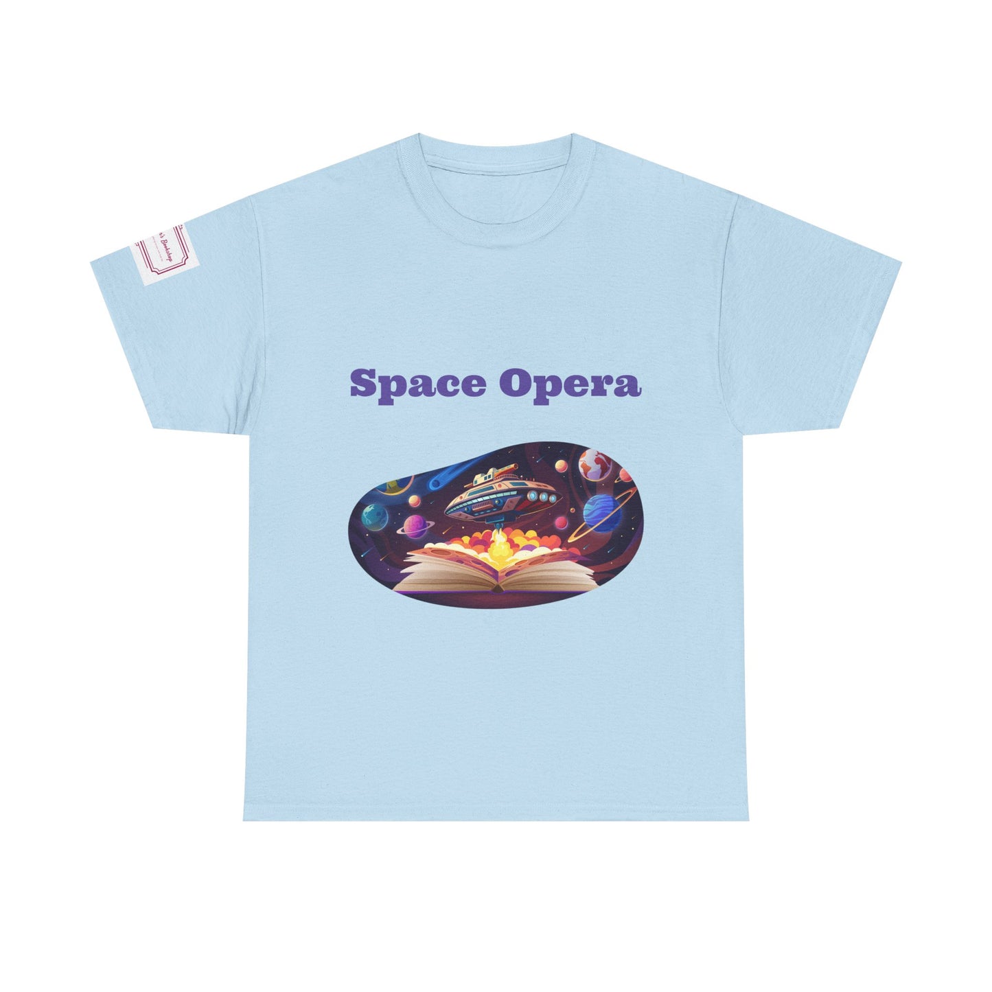 Space Opera  - Unisex Heavy Cotton Tee - Sci-Fi Books