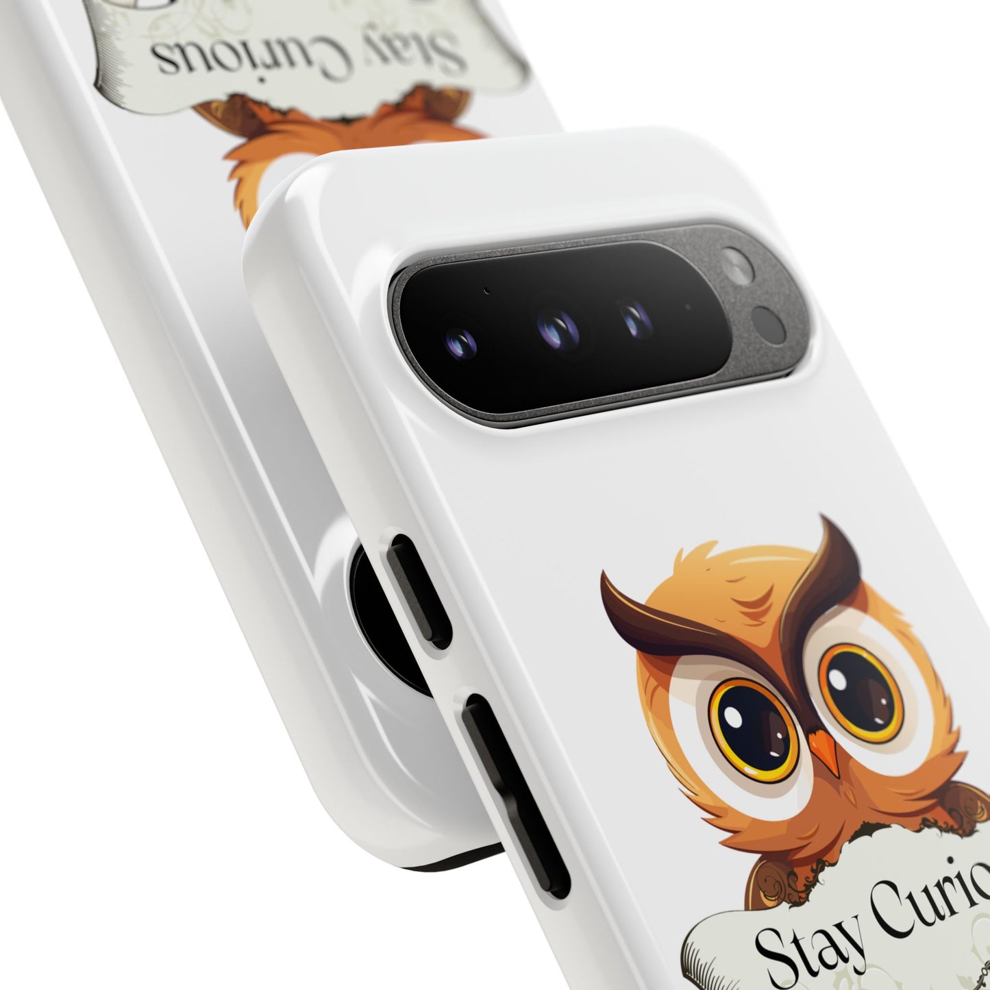 Google - Artistic Phone Case with Stay Curious - The Dreamer's Bookshop Design - Tough Cases