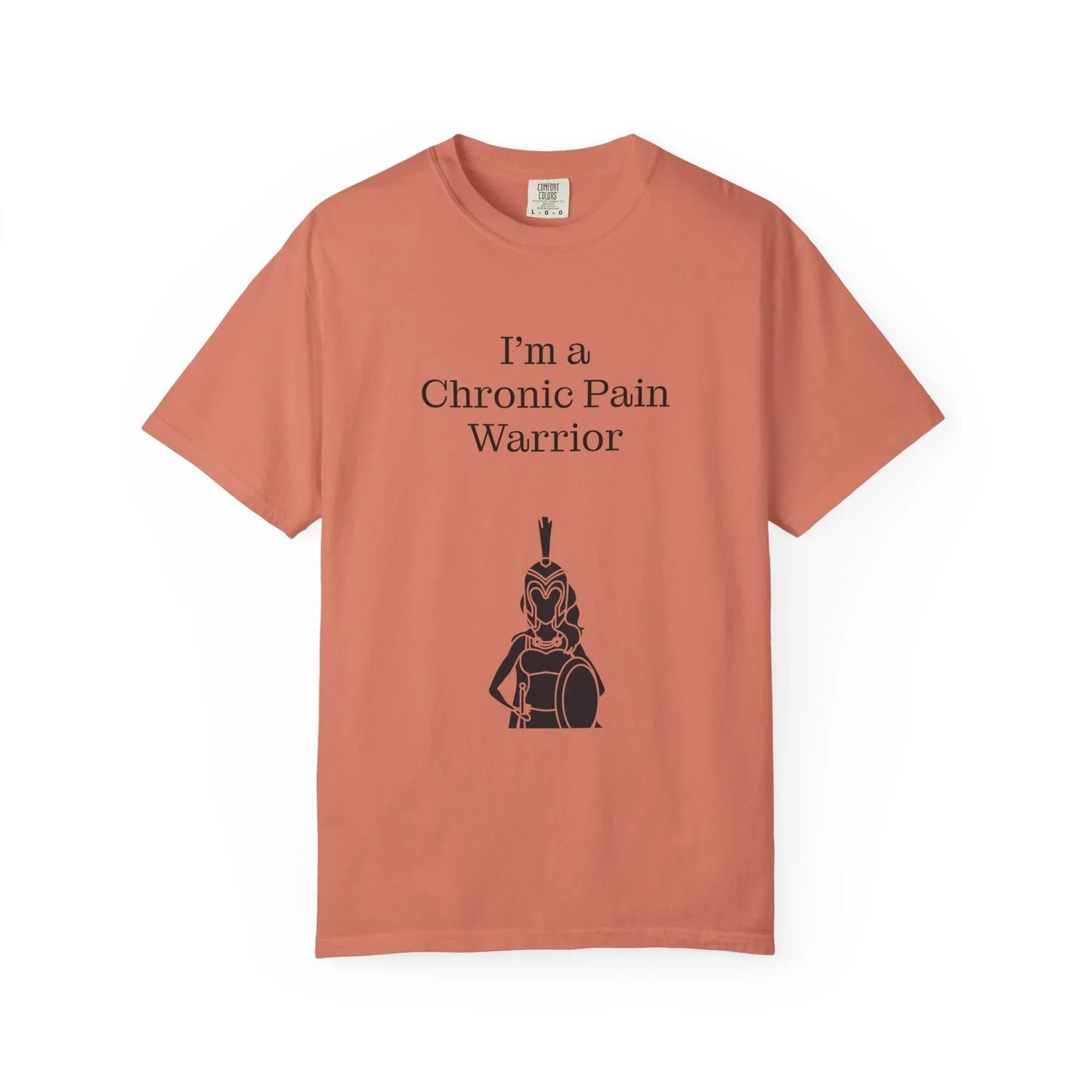 Chronic Pain Warrior Unisex Garment-Dyed T-Shirt - Empowering Supportive Apparel - The Dreamer's Bookshop.