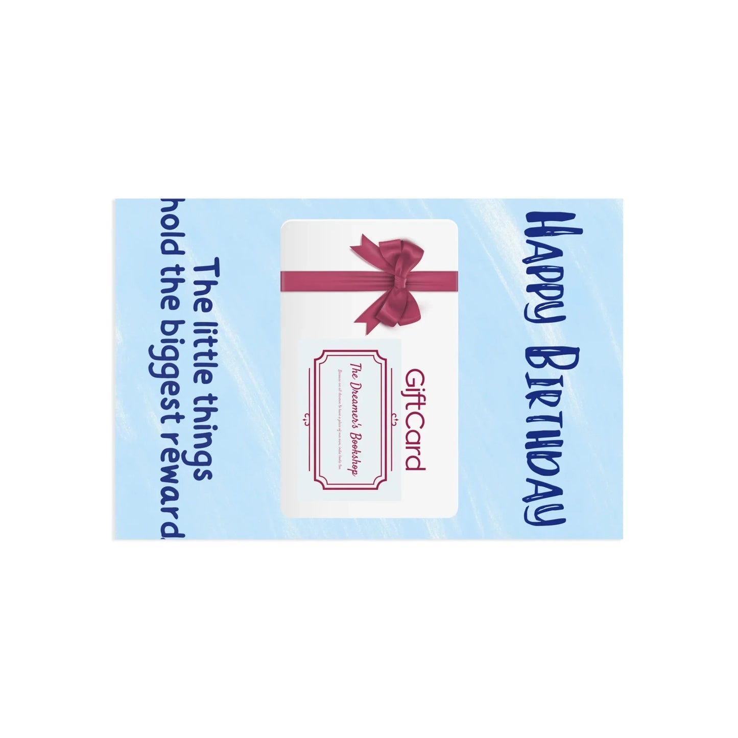 The Dreamer's Bookshop "Little Things" Birthday Card - The Dreamer's Bookshop.