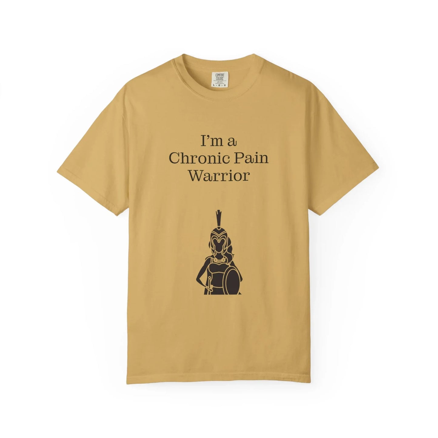 Chronic Pain Warrior Unisex Garment-Dyed T-Shirt - Empowering Supportive Apparel - The Dreamer's Bookshop.