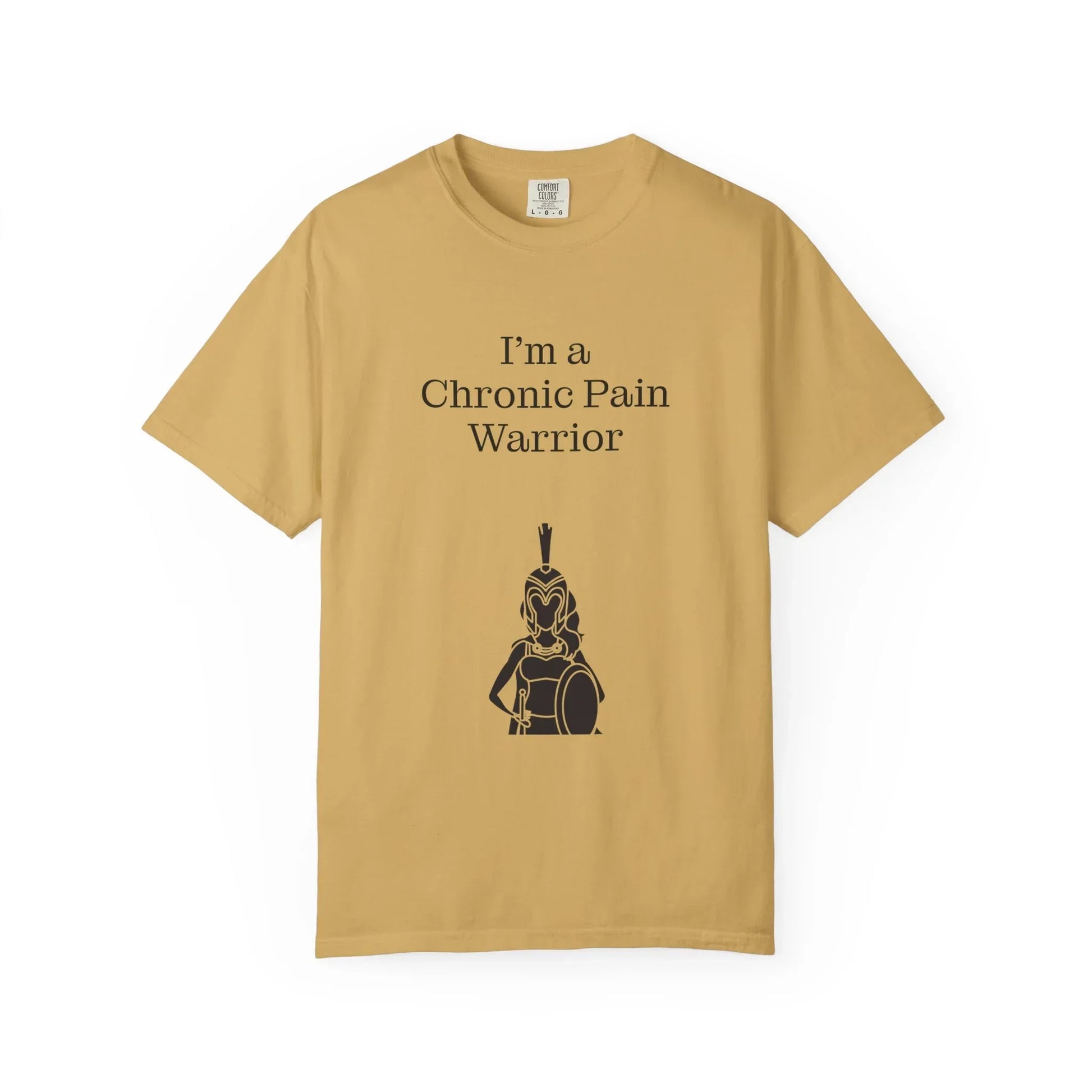 Chronic Pain Warrior Unisex Garment-Dyed T-Shirt - Empowering Supportive Apparel - The Dreamer's Bookshop.