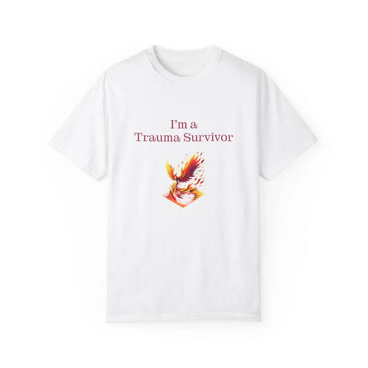 Trauma Survivor Unisex T-Shirt - Empowering Tee for Healthcare Awareness - The Dreamer's Bookshop.